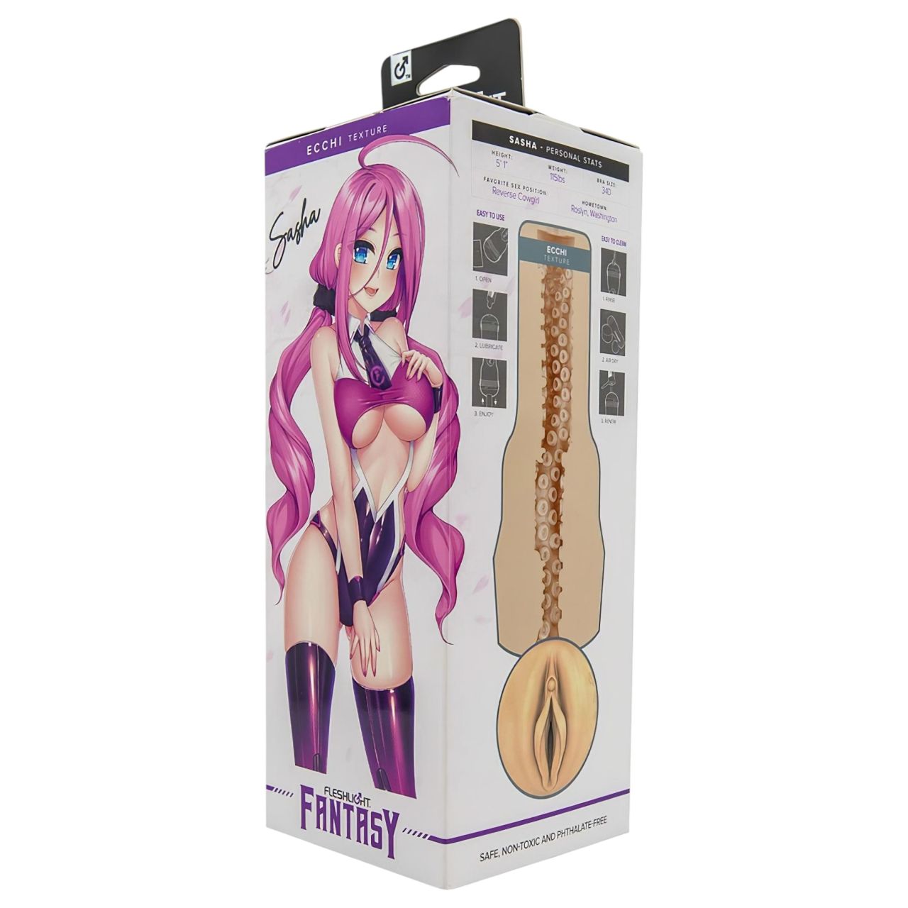 Fleshlight - Fantasy Sasha Nakamoto Ecchi vagina (testszínű)