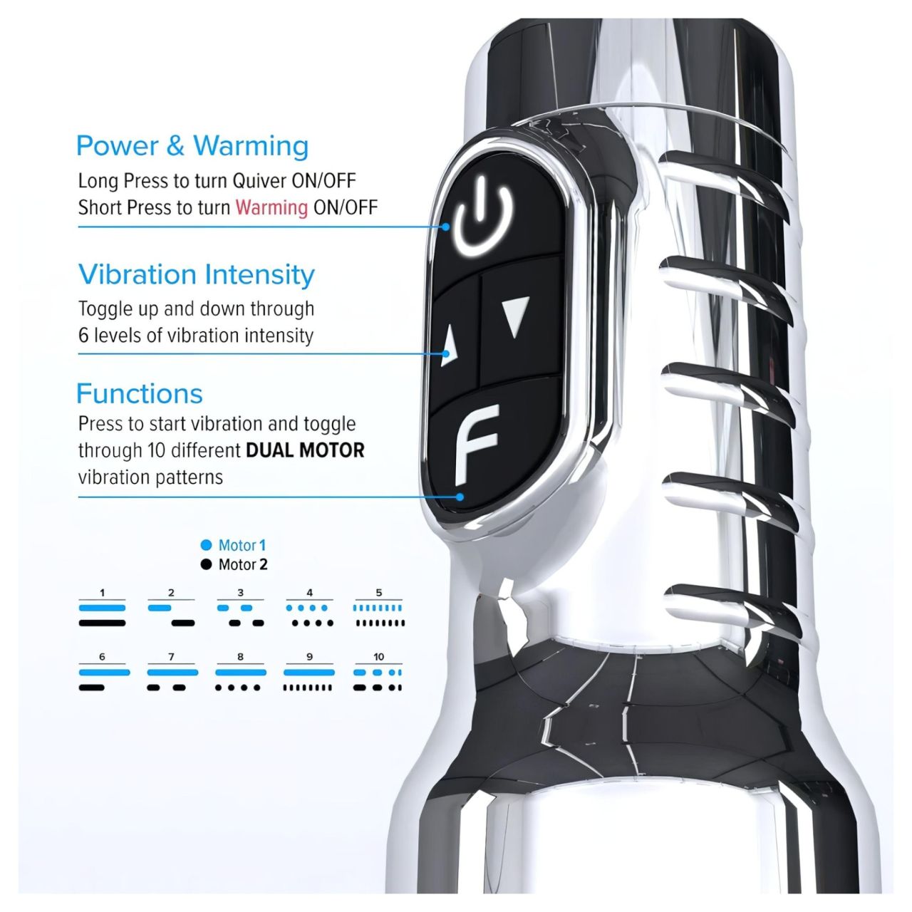 Fleshlight Quiver - rezgő és melegítő maszturbátor (vagina) Fleshlight Quiver - rezgő és melegítő maszturbátor (vagina)