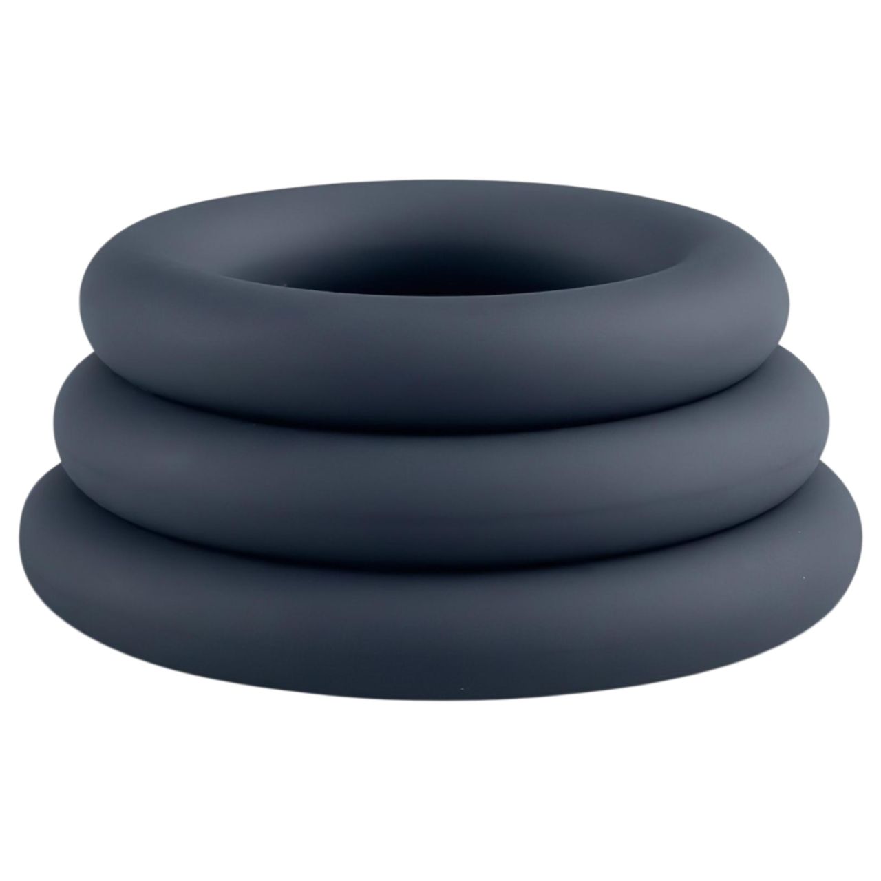 Boners - péniszgyűrű szett - 3 db (szürke)