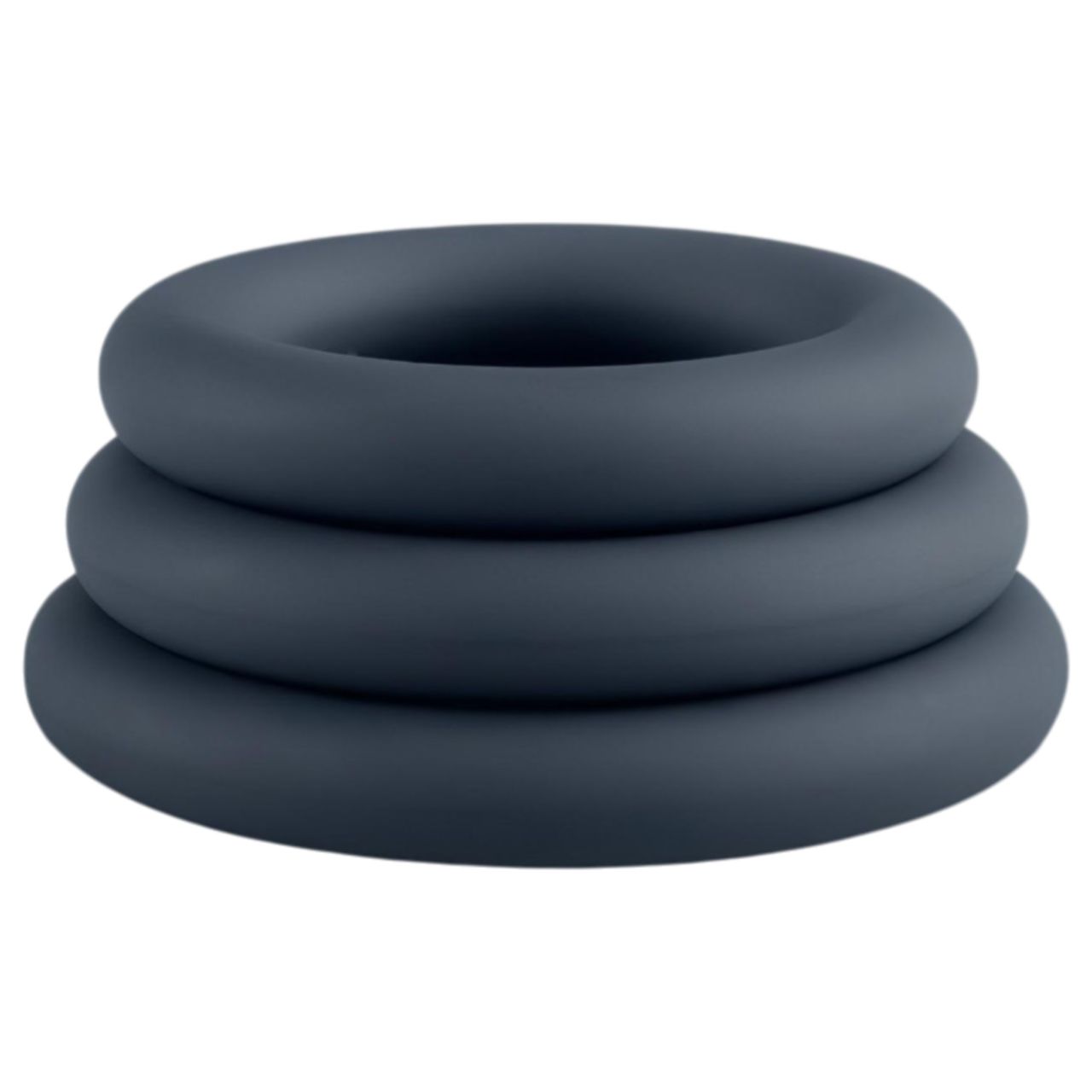 Boners - péniszgyűrű szett - 3 db (szürke)