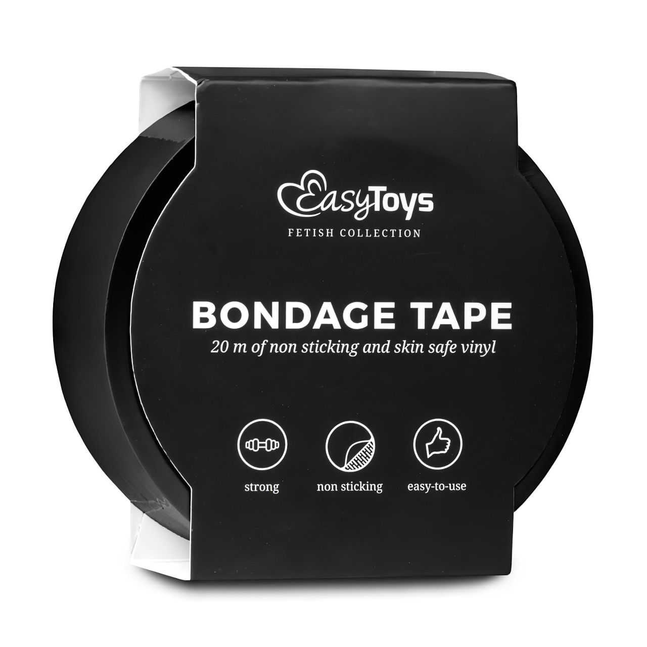 EasyToys - bondage tape (fekete, 20 m)