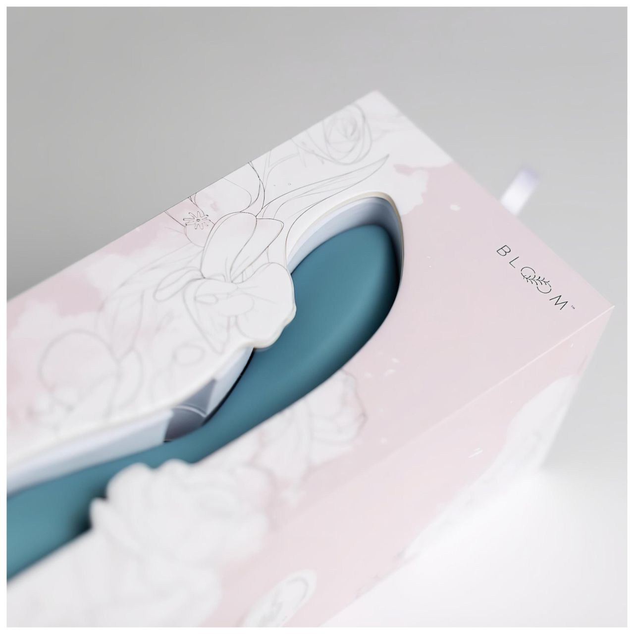 Bloom Rose - akkus, szilikon G-pont vibrátor (türkiz) Bloom Rose - akkus, szilikon G-pont vibrátor (türkiz)