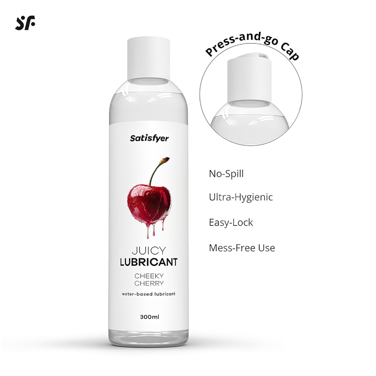 Satisfyer - ízesített síkosító - cseresznye (300 ml)