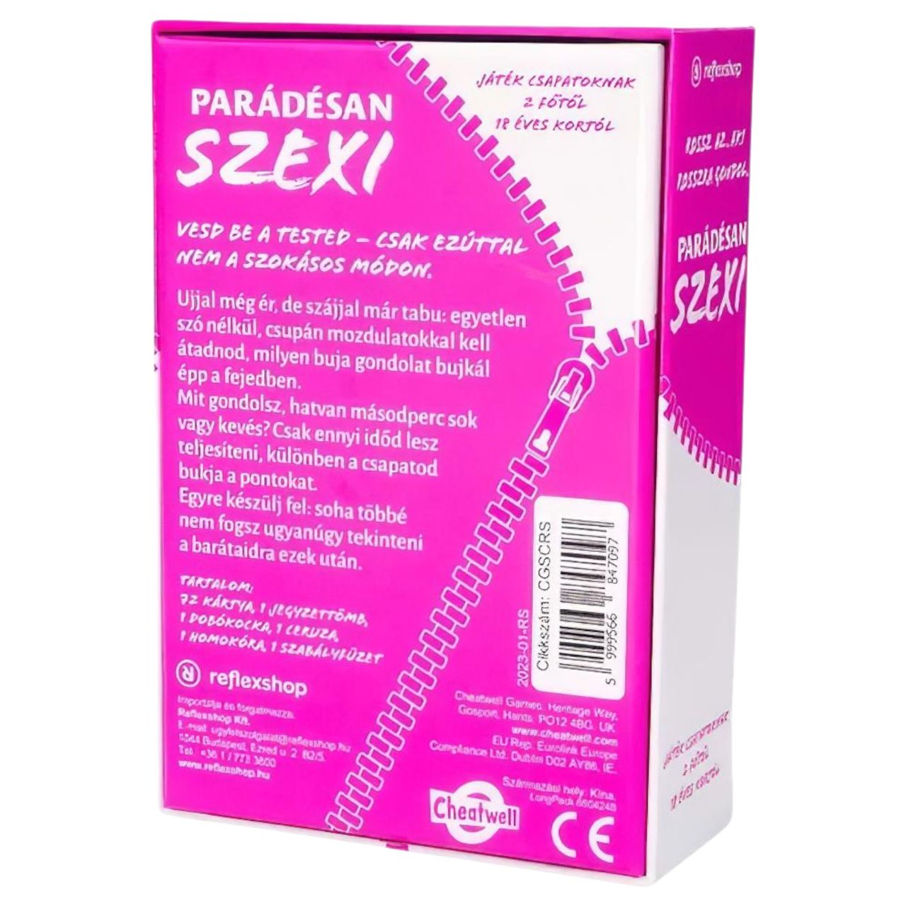 Parádésan Szexi - erotikus társasjáték Parádésan Szexi - erotikus társasjáték