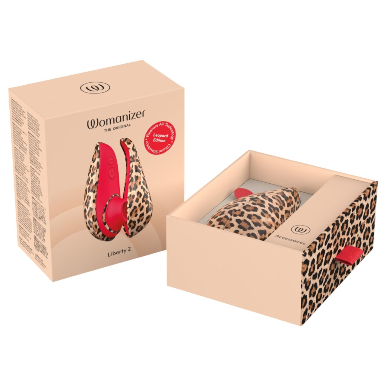 Womanizer Liberty 2 - léghullámos csiklóizgató (leopárd) Womanizer Liberty 2 - léghullámos csiklóizgató (leopárd)