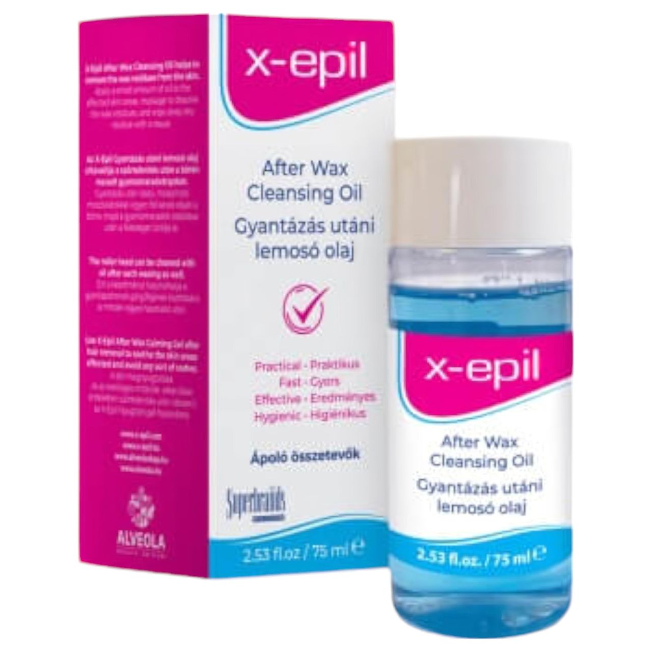X-Epil - gyantázás utáni lemosó olaj (75 ml) X-Epil - gyantázás utáni lemosó olaj (75 ml)