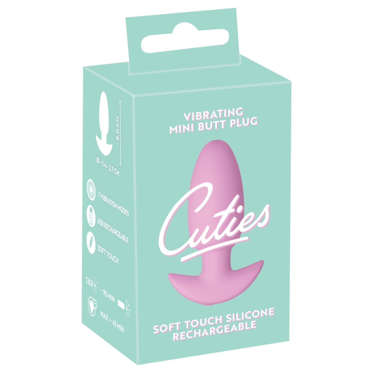 Cuties Mini - vibrációs anál plug (pink) Cuties Mini - vibrációs anál plug (pink)