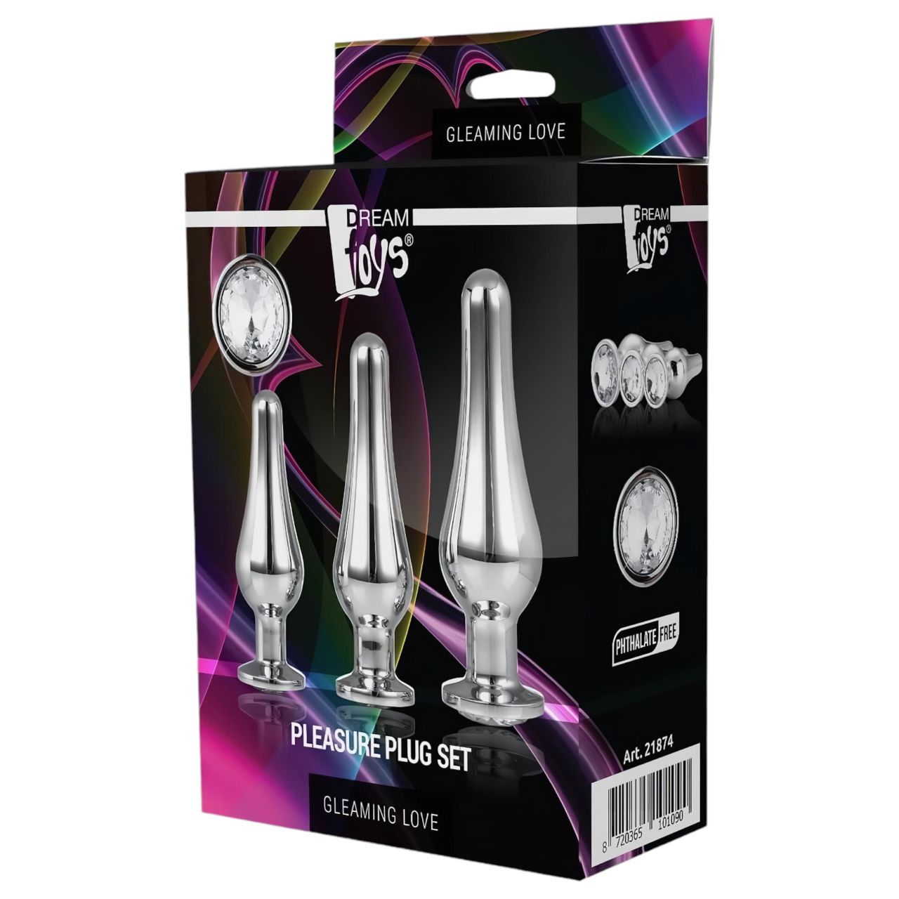 Gleaming Love - anál csúcs plug szett (ezüst, 3 részes) Gleaming Love - anál csúcs plug szett (ezüst, 3 részes)