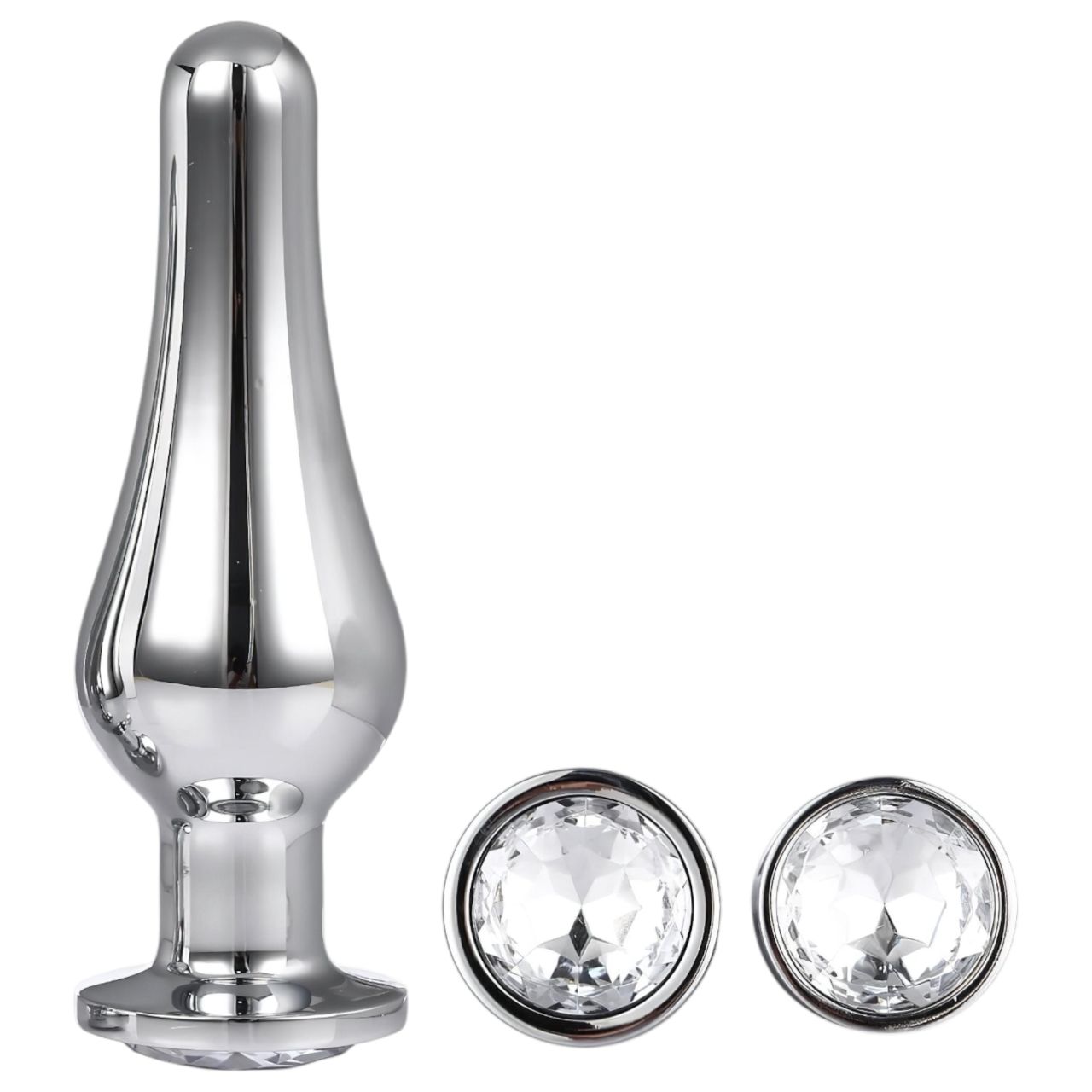 Gleaming Love - anál csúcs plug szett (ezüst, 3 részes) Gleaming Love - anál csúcs plug szett (ezüst, 3 részes)