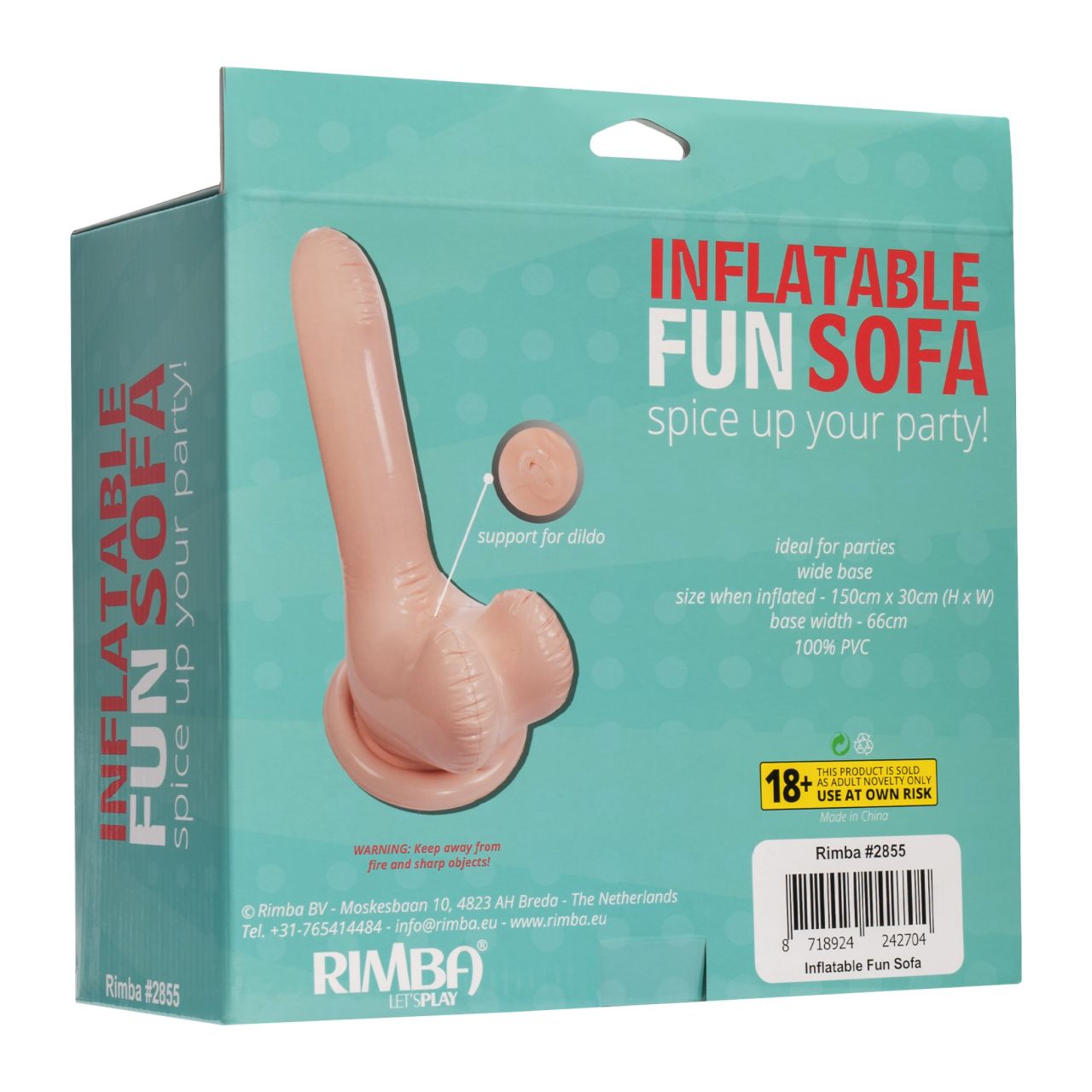 Inflatable Fun - felfújható pénisz szófa - 66 cm Inflatable Fun - felfújható pénisz szófa - 66 cm