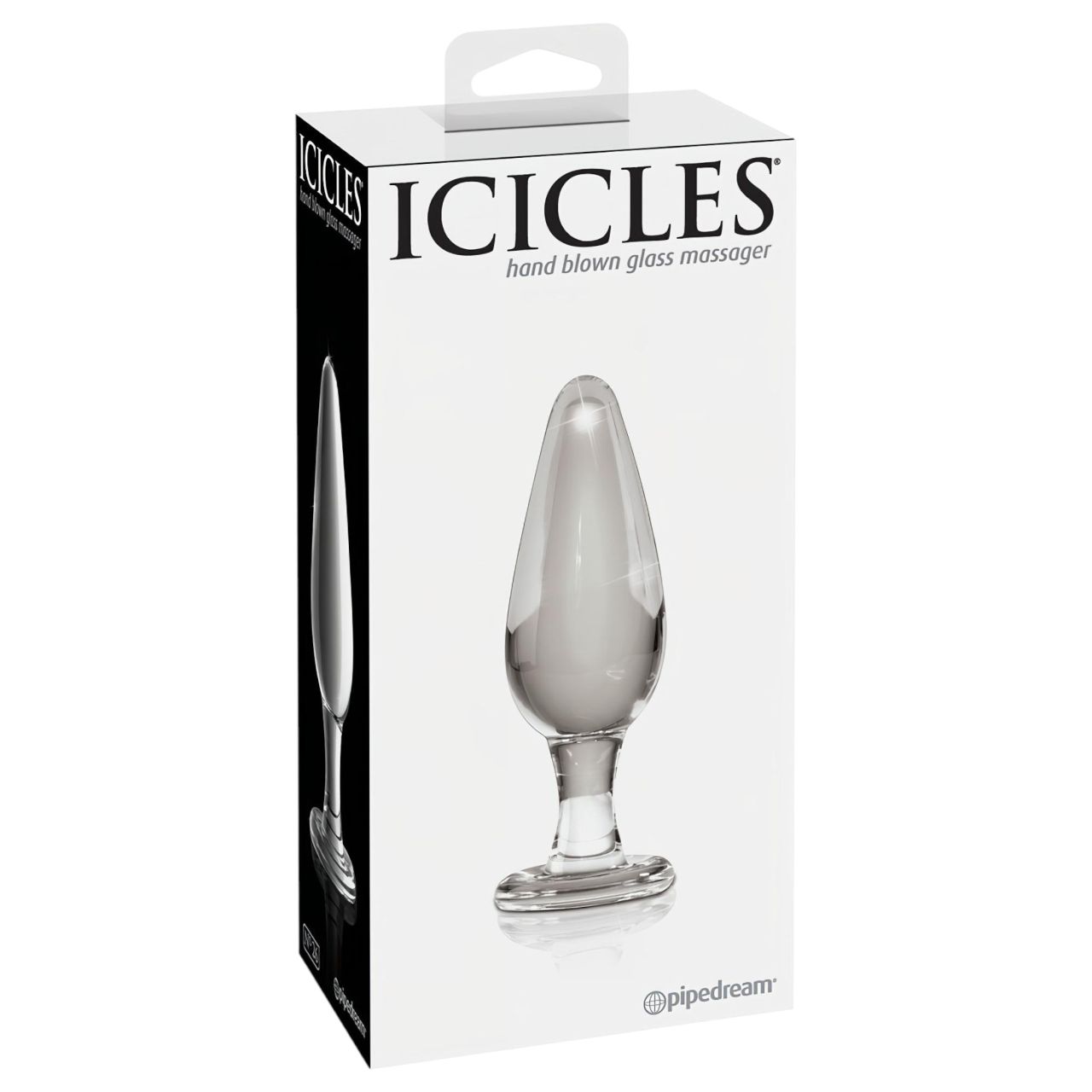 Icicles No. 26 - kúpos, üveg anál plug (átlátszó) Icicles No. 26 - kúpos, üveg anál plug (átlátszó)