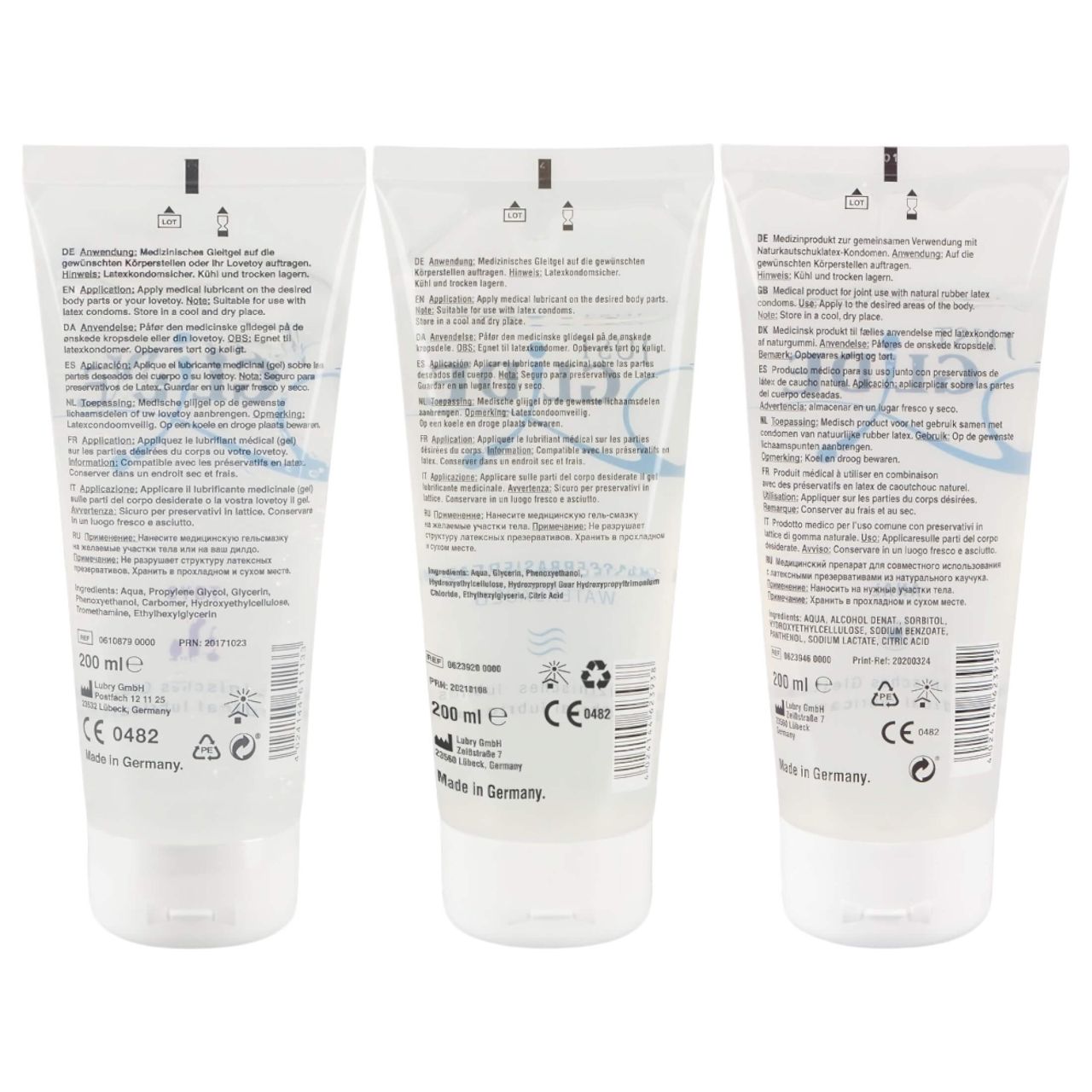 Just Glide síkosító szett (3 × 200 ml)