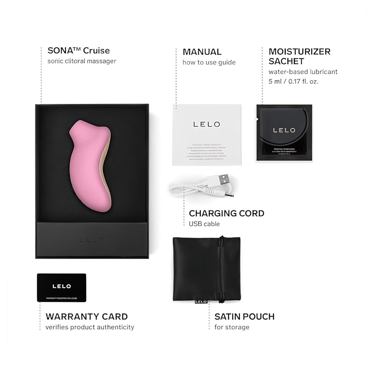 LELO Sona Cruise - hanghullámos csiklóizgató (pink) LELO Sona Cruise - hanghullámos csiklóizgató (pink)