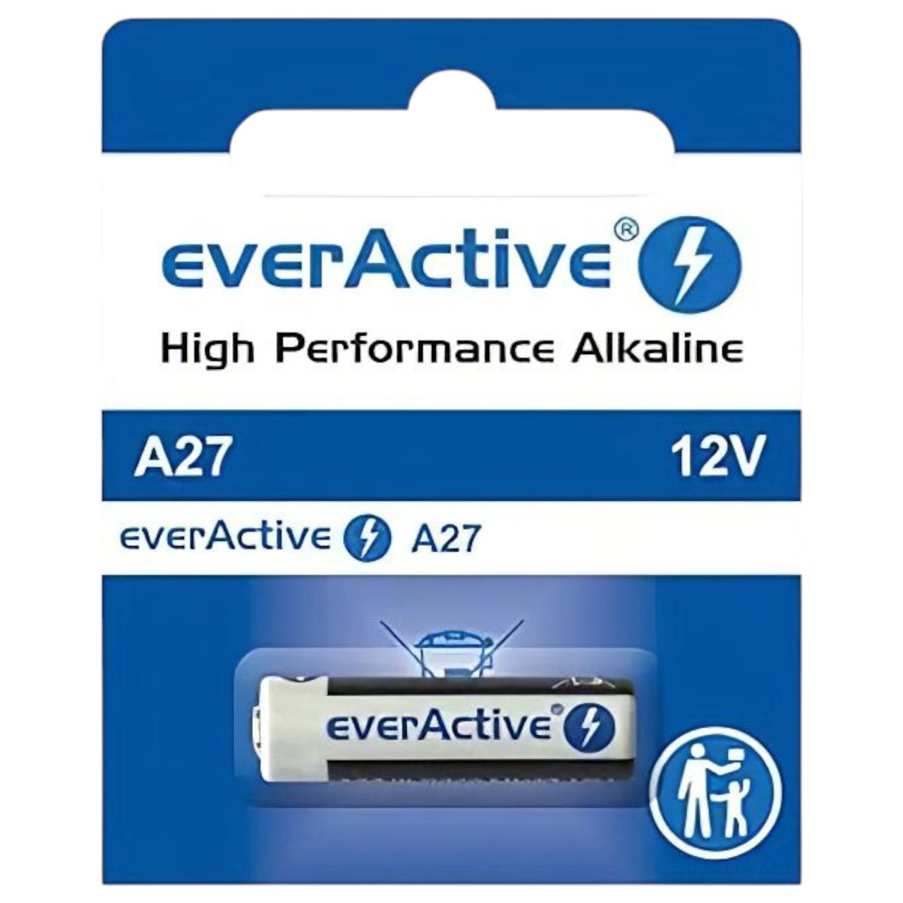 12V-os elem (27A, MN27) távirányítóhoz (1 db)
