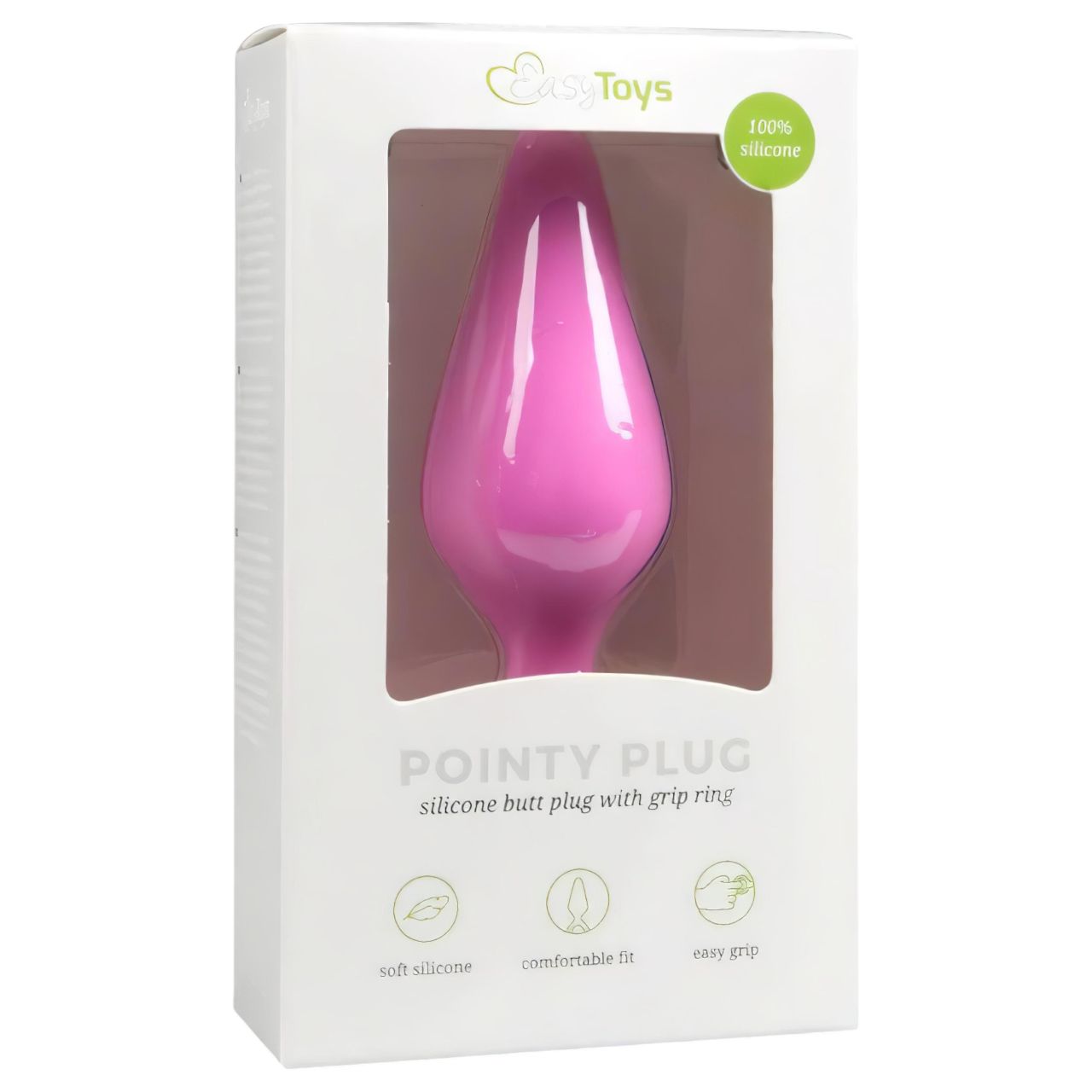 EasyToys Pointy Plug S - anál plug (pink) - kicsi