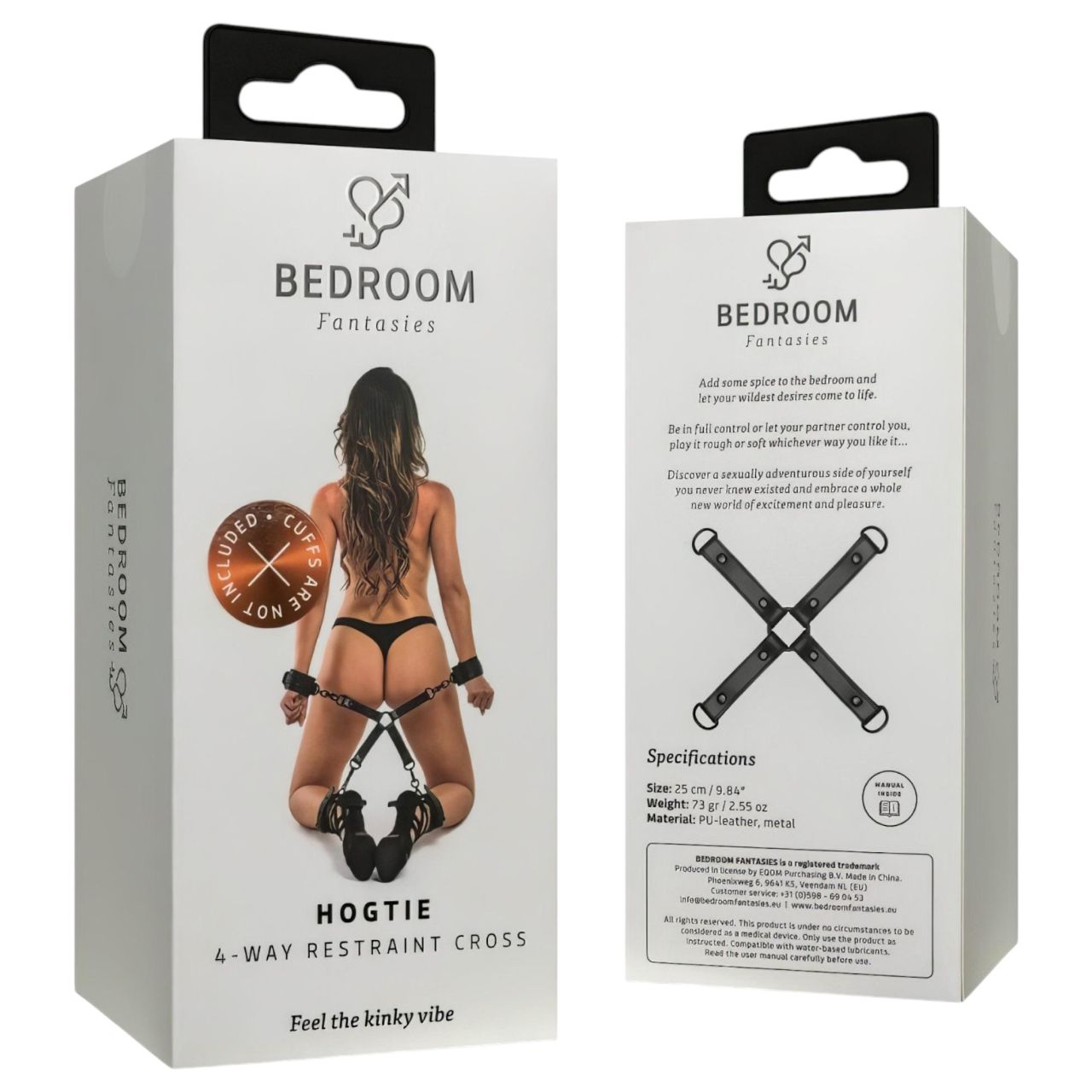 Bedroom Fantasies - kötöző kereszt (fekete) Bedroom Fantasies - kötöző kereszt (fekete)