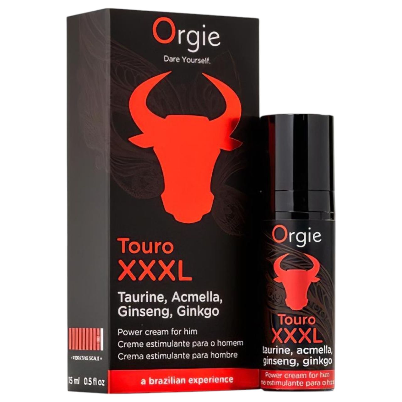 Orgie Touro XXXL - erekció fokozó krém (15 ml)