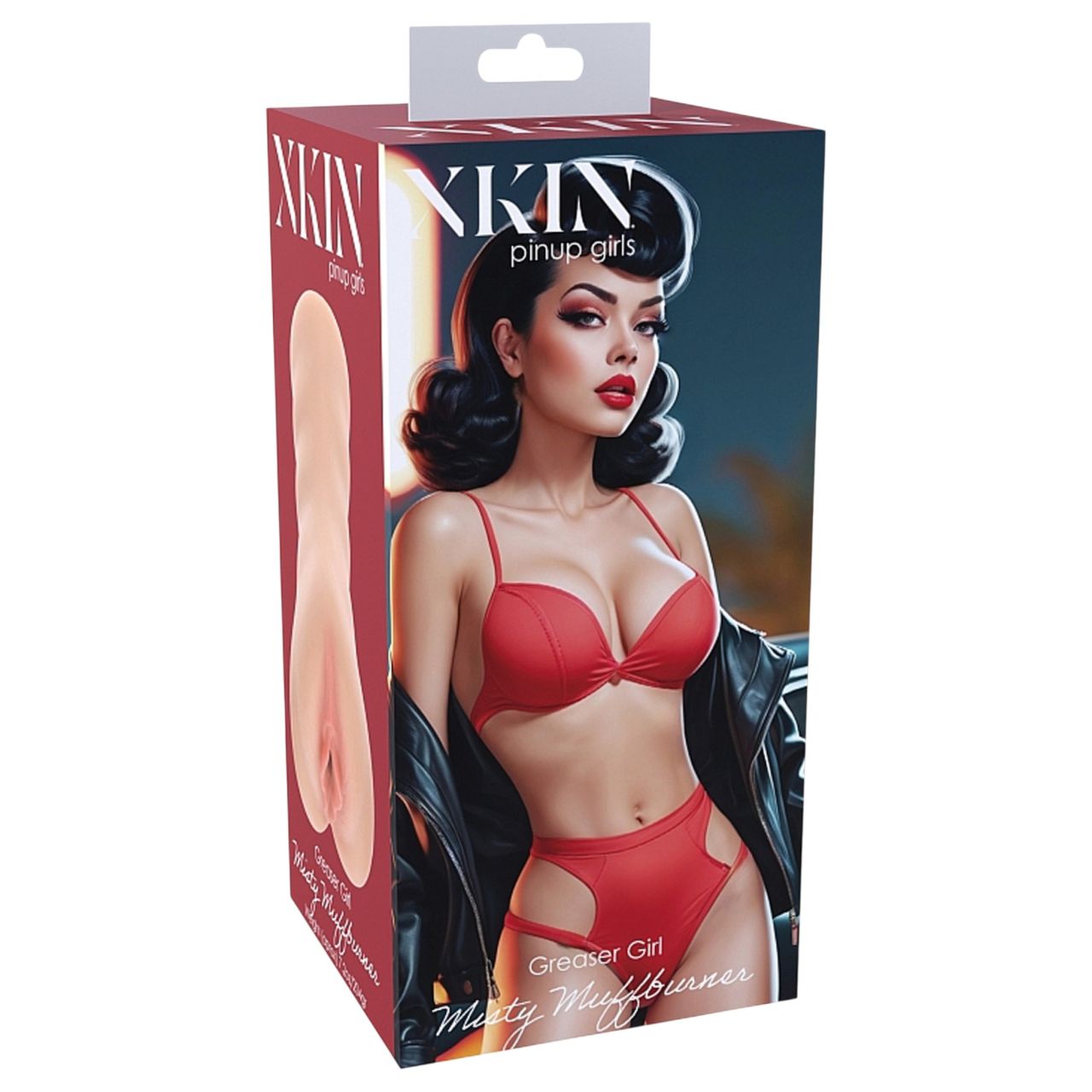 XKIN Greaser Girl Misty - élethű műpunci maszturbátor (testszínű)