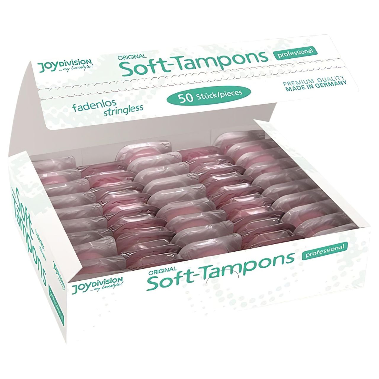 Joydivision Soft-Tampons professional - fonál nélküli tampon (50 db) Joydivision Soft-Tampons professional - fonál nélküli tampon (50 db)