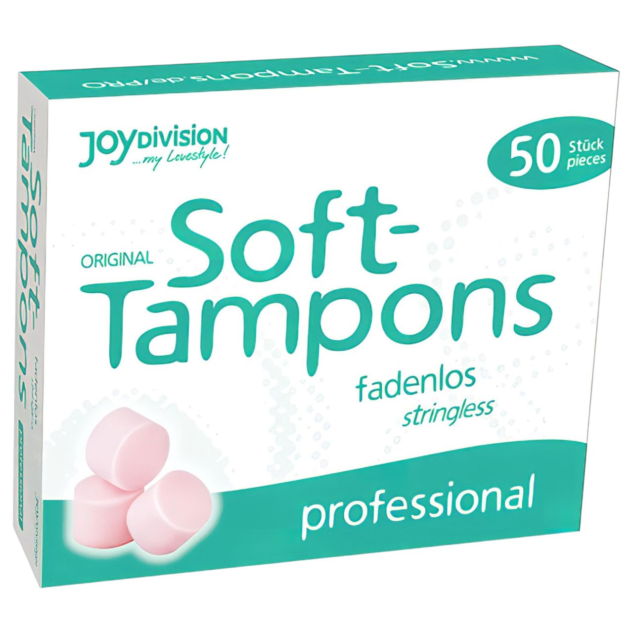Joydivision Soft-Tampons professional - fonál nélküli tampon (50 db) Joydivision Soft-Tampons professional - fonál nélküli tampon (50 db)