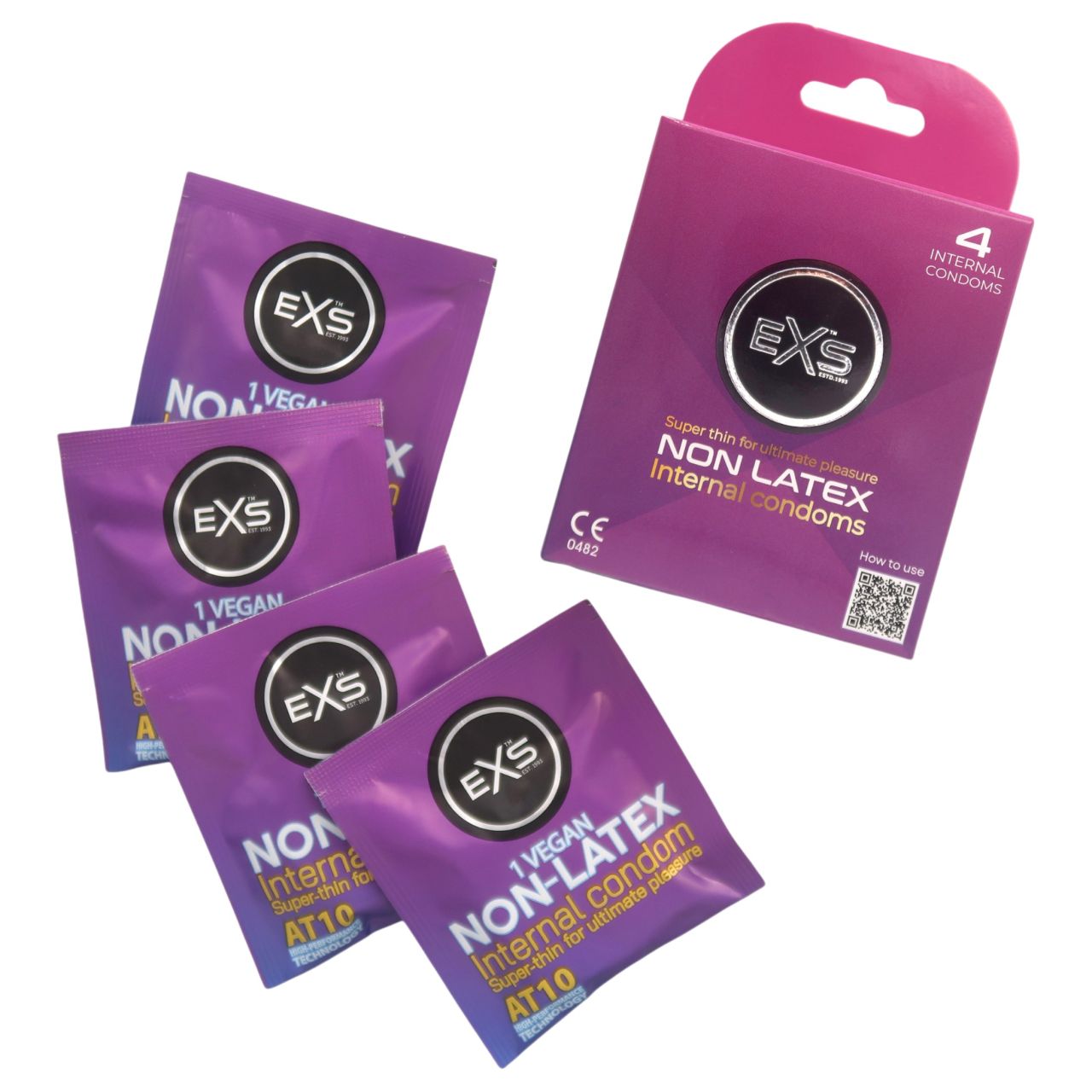EXS Internal Condom - latexmentes női óvszer (4 db)