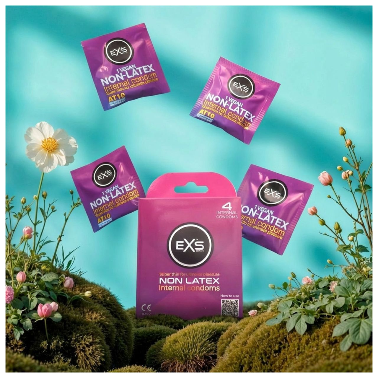 EXS Internal Condom - latexmentes női óvszer (4 db)