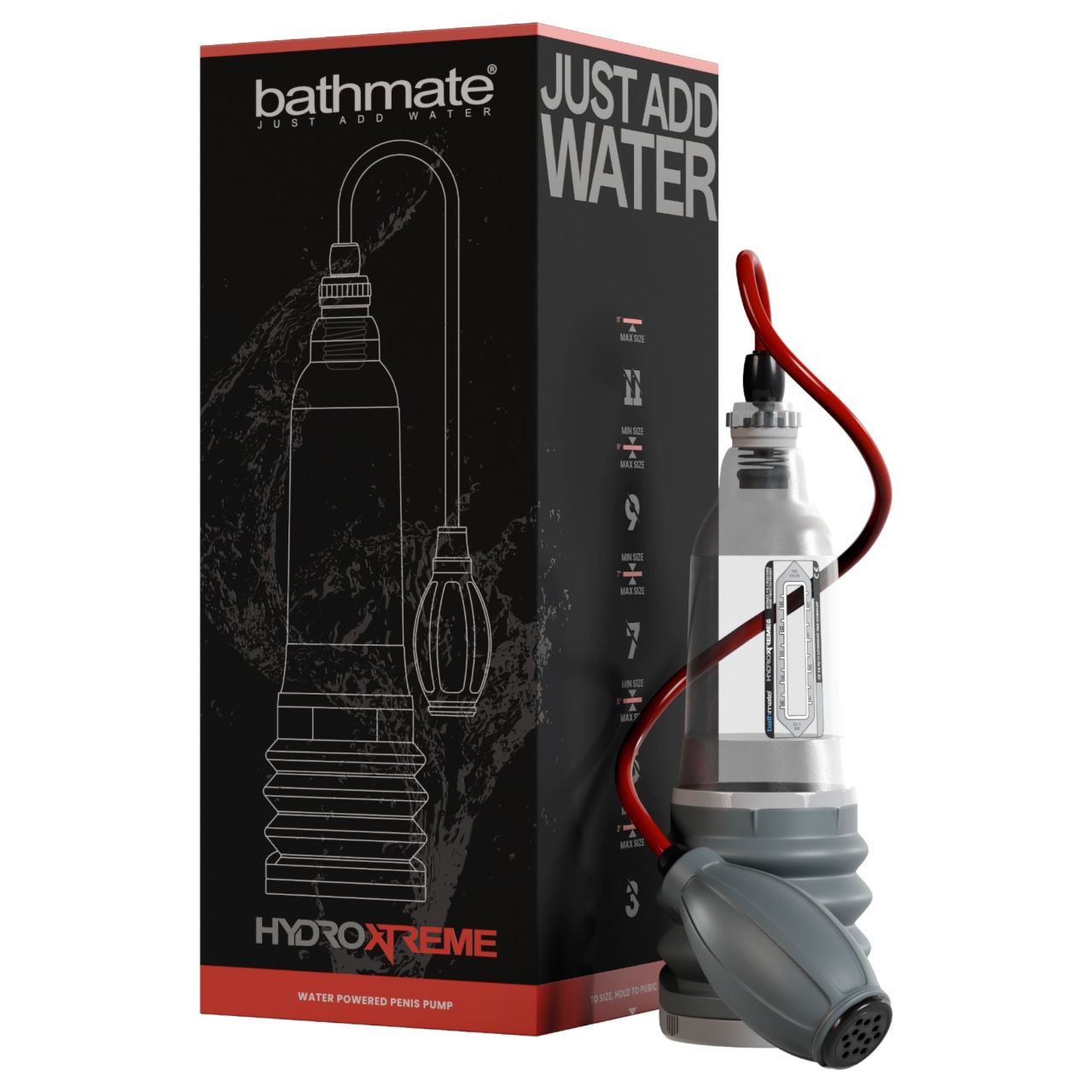 Bathmate HydroXtreme 5 - hidropumpa, kiegészítők nélkül (átlátszó) Bathmate HydroXtreme 5 - hidropumpa, kiegészítők nélkül (átlátszó)