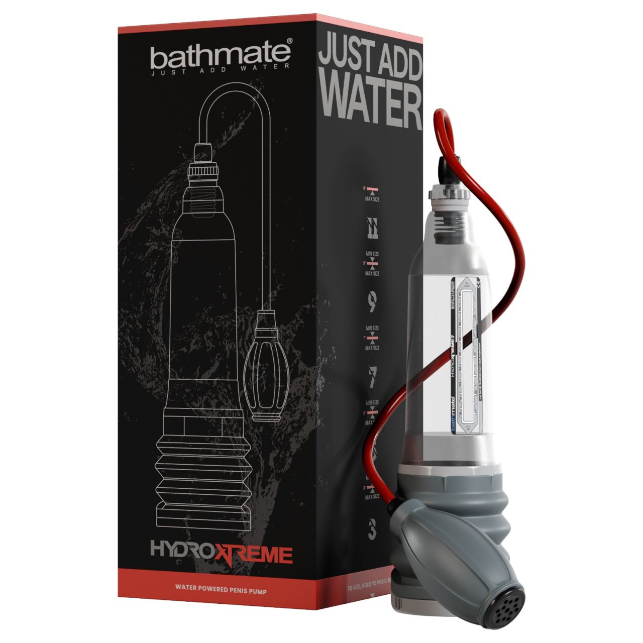 Bathmate HydroXtreme 7 - hidropumpa, kiegészítők nélkül (átlátszó) Bathmate HydroXtreme 7 - hidropumpa, kiegészítők nélkül (átlátszó)