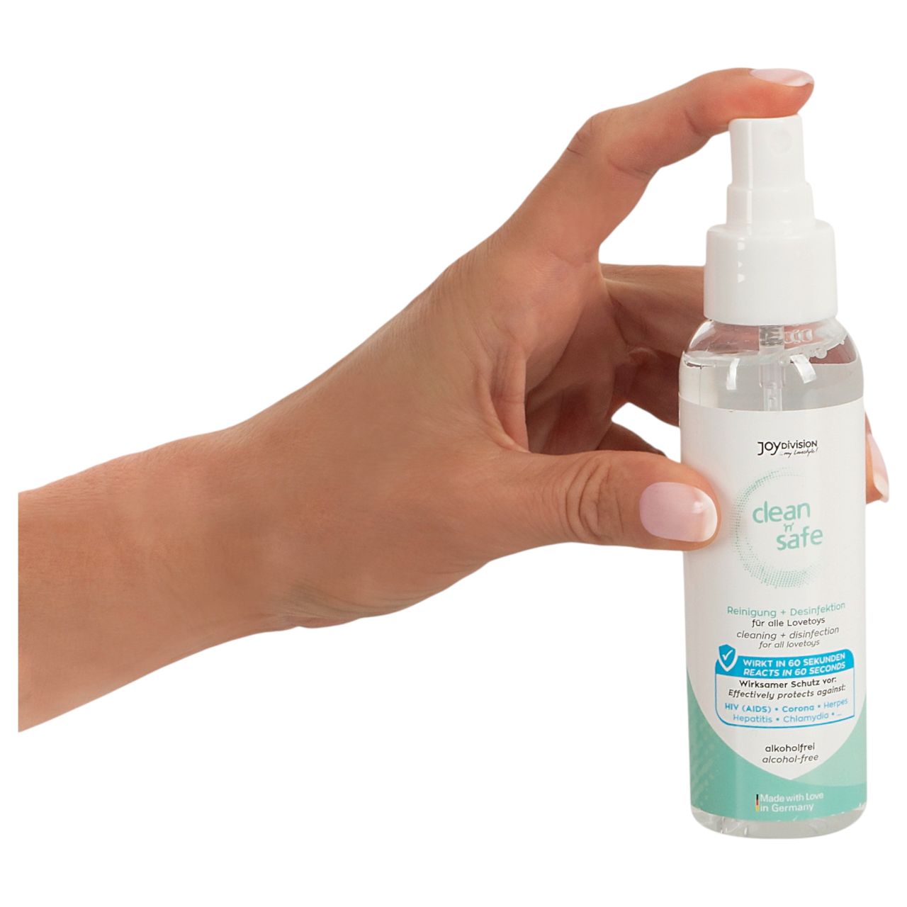 JoyDivision Clean Safe - fertőtlenítő és tisztító spray (100 ml)