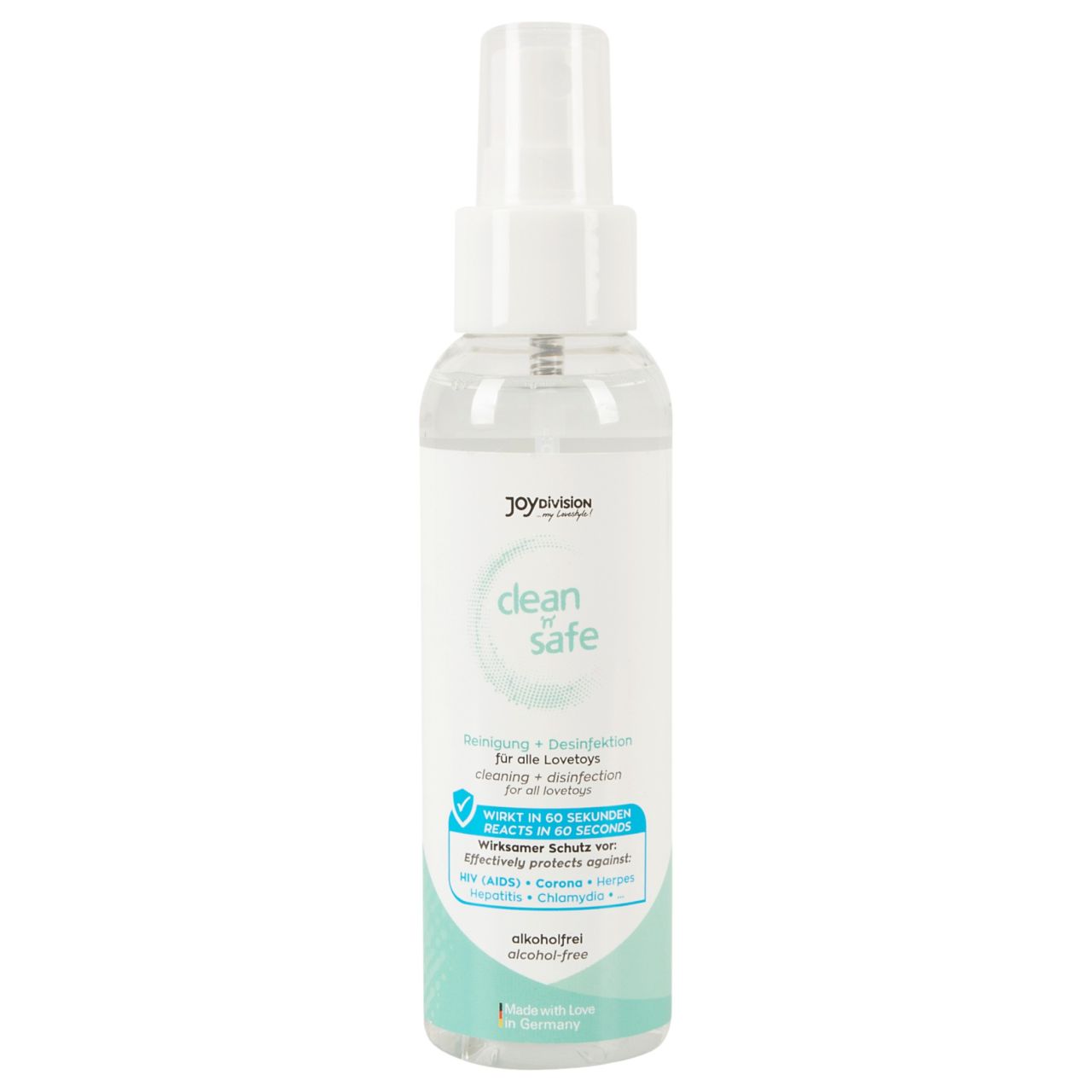 JoyDivision Clean Safe - fertőtlenítő és tisztító spray (100 ml)