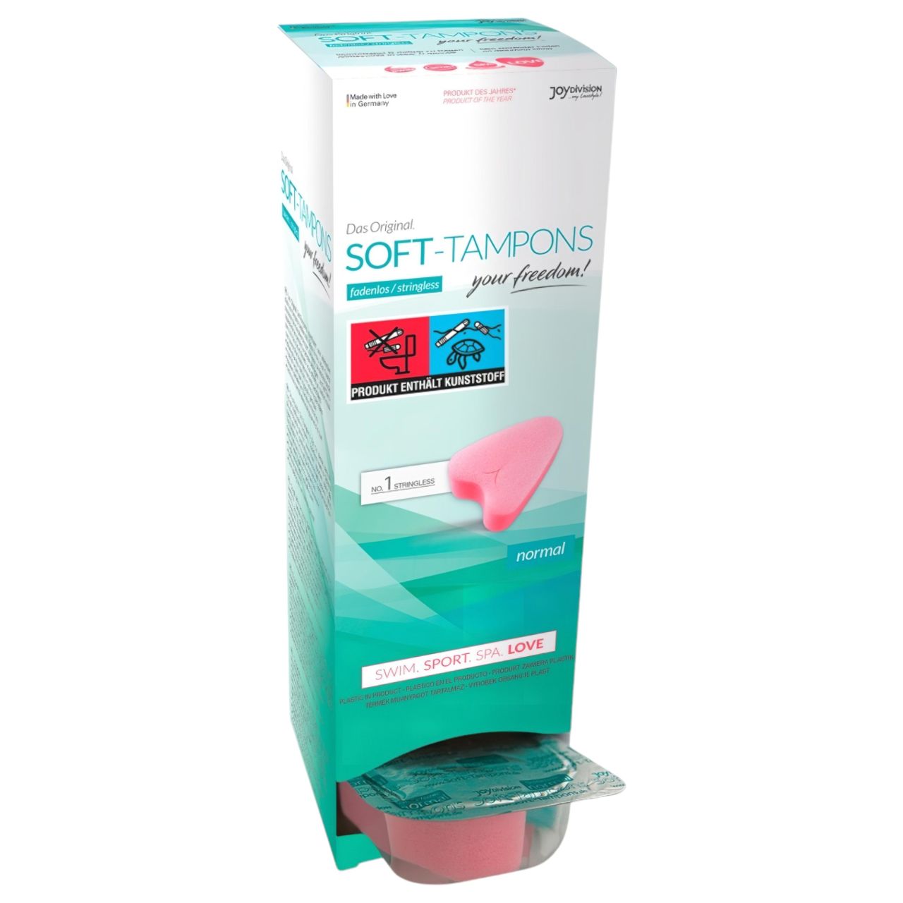 JoyDivision Soft-Tampons - zsinór nélküli puha tampon (10 db) JoyDivision Soft-Tampons - zsinór nélküli puha tampon (10 db)