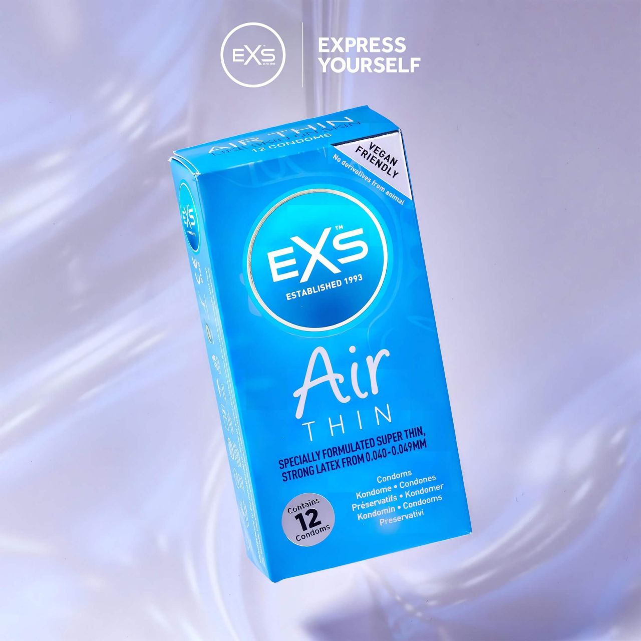 EXS Air Thin - latex óvszer (12 db) EXS Air Thin - latex óvszer (12 db)