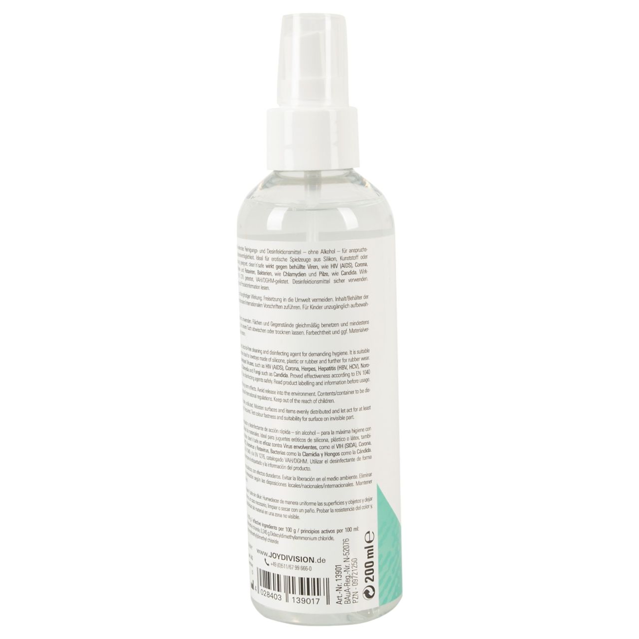 JoyDivision Clean Safe - fertőtlenítő és tisztító spray (200 ml)