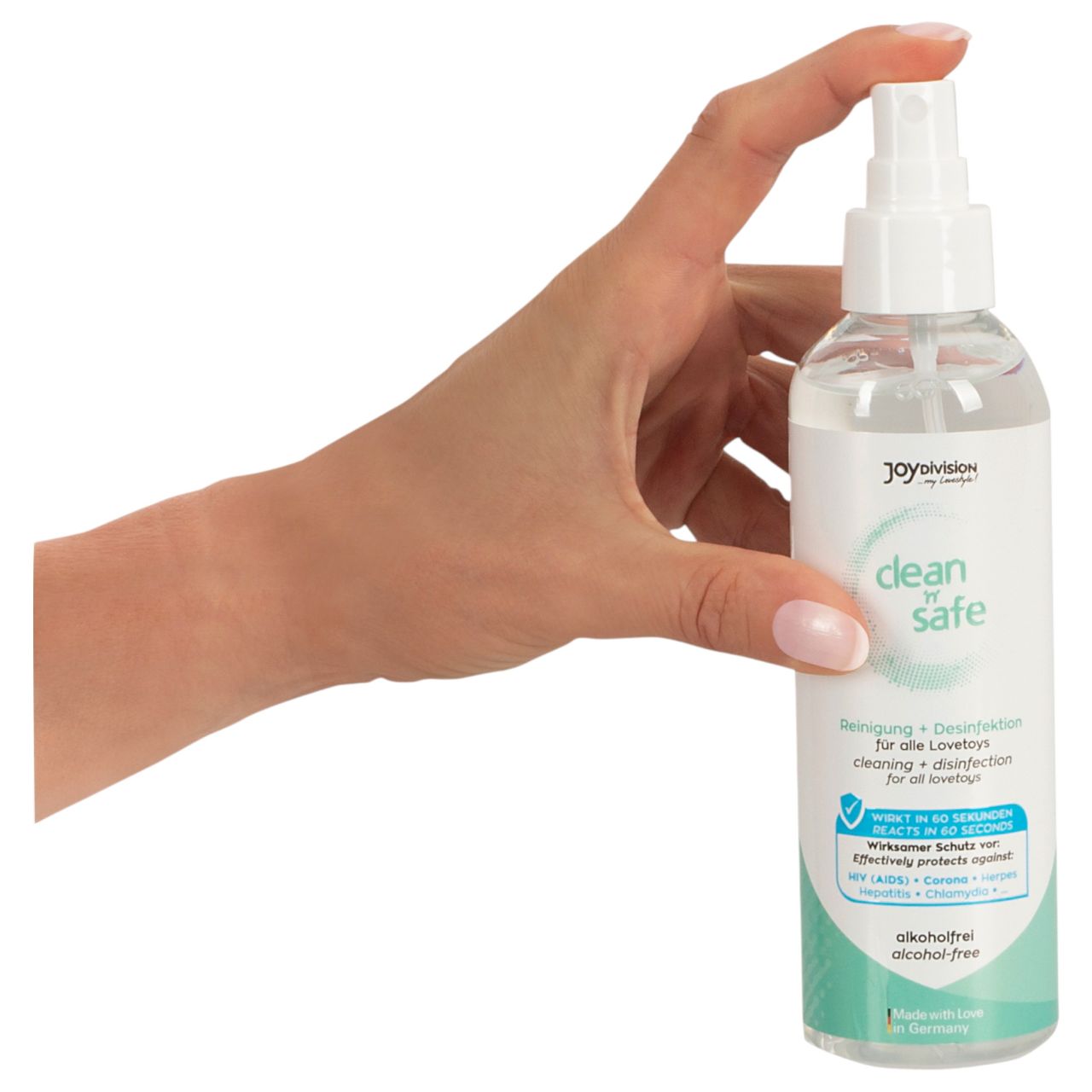 JoyDivision Clean Safe - fertőtlenítő és tisztító spray (200 ml)
