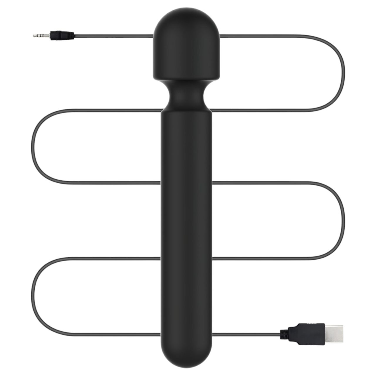 BLAQ - nagy digitális wand masszírozó vibrátor (fekete) BLAQ - nagy digitális wand masszírozó vibrátor (fekete)