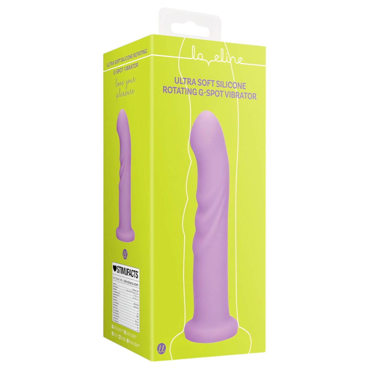 Loveline - akkus forgó vibrátor (pink) Loveline - akkus forgó vibrátor (pink)