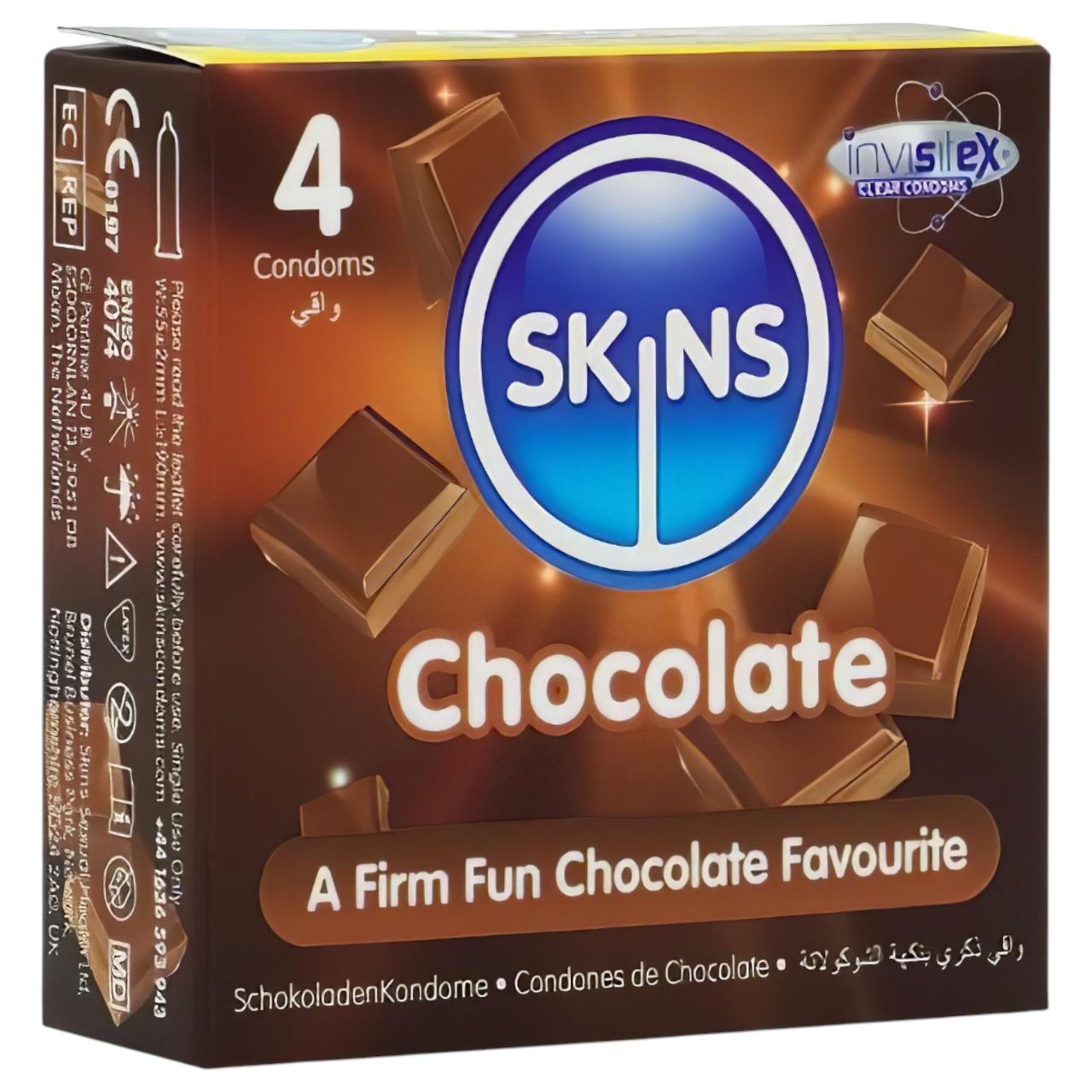 Skins - csokis óvszer (4 db) Skins - csokis óvszer (4 db)