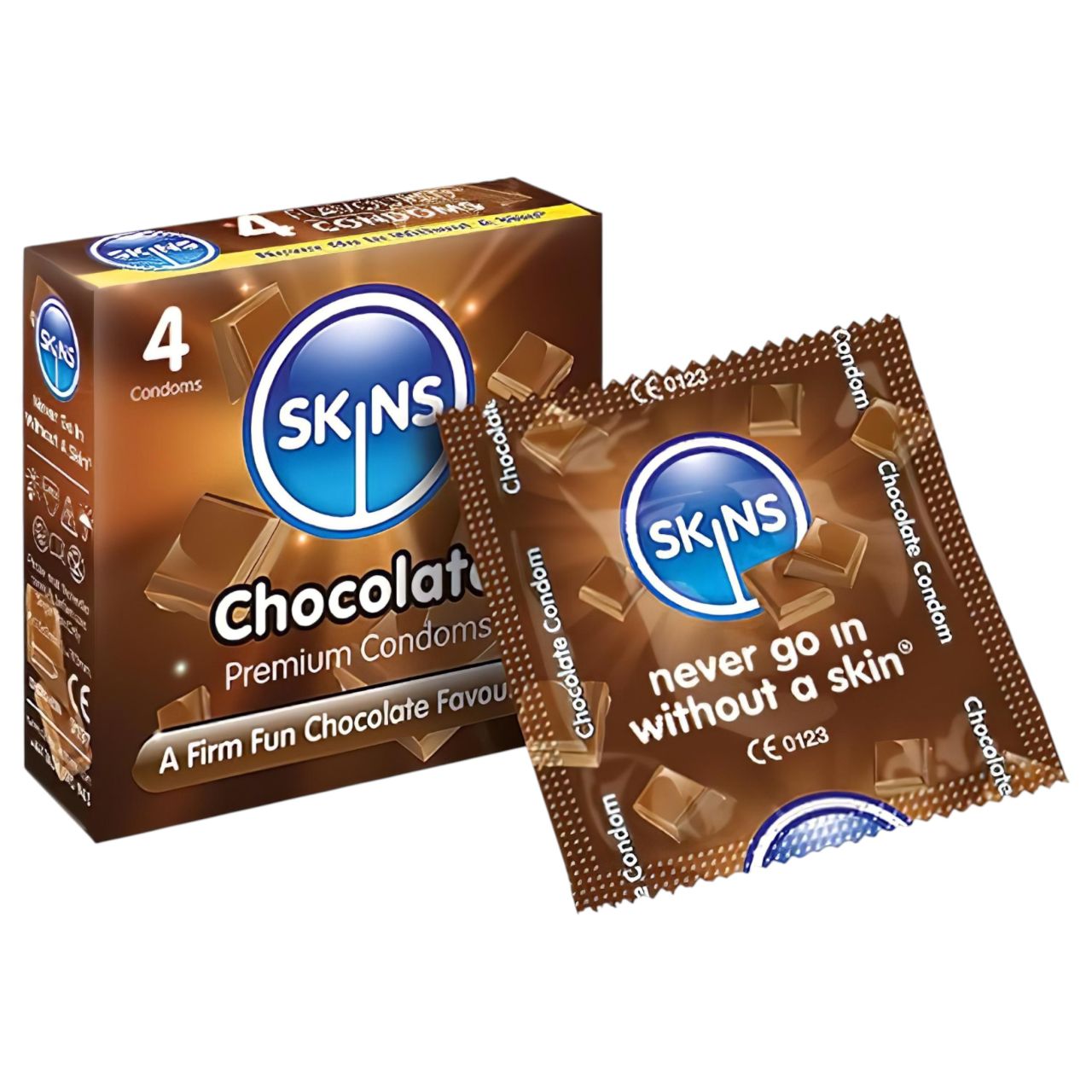 Skins - csokis óvszer (4 db) Skins - csokis óvszer (4 db)