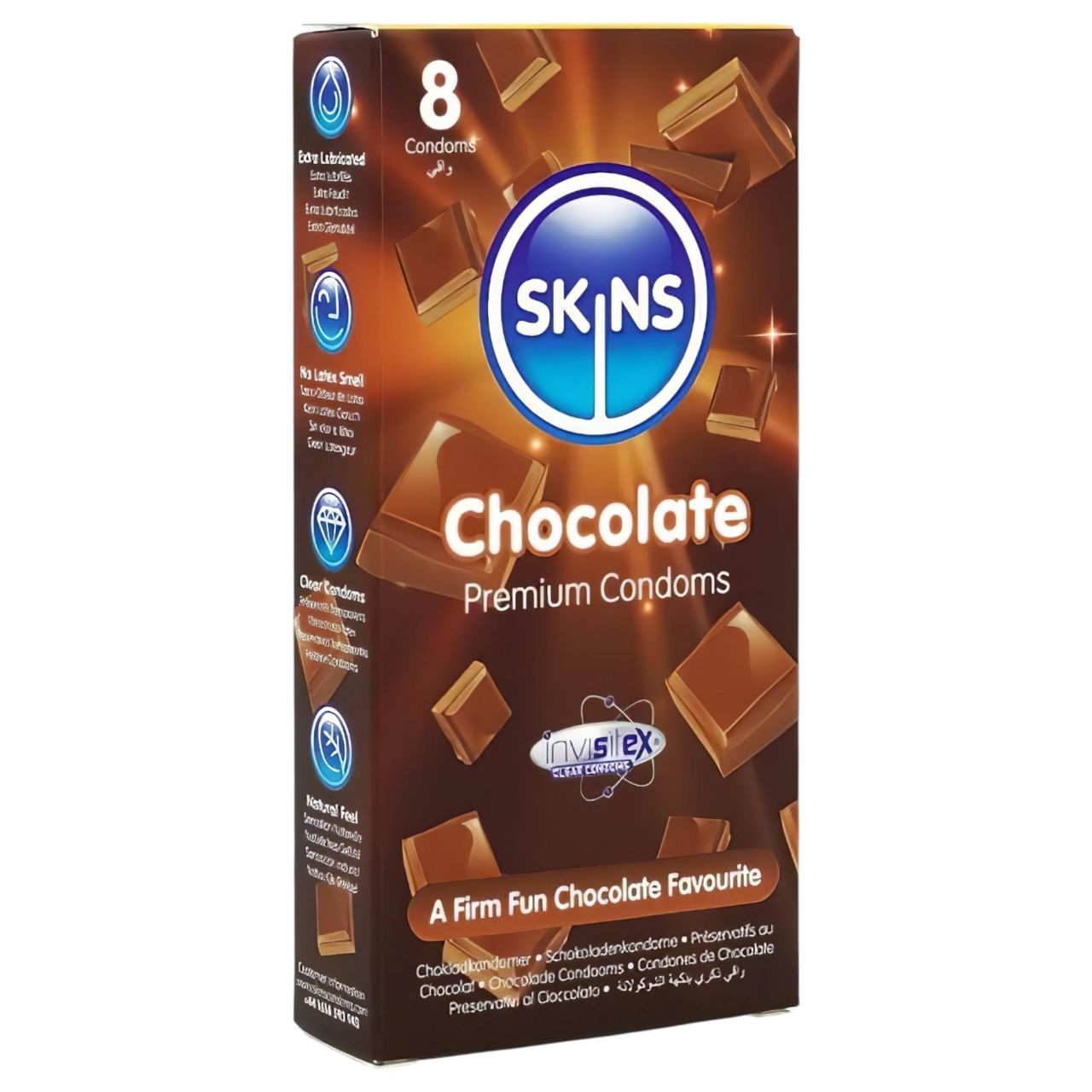 Skins - csokis óvszer (8 db) Skins - csokis óvszer (8 db)