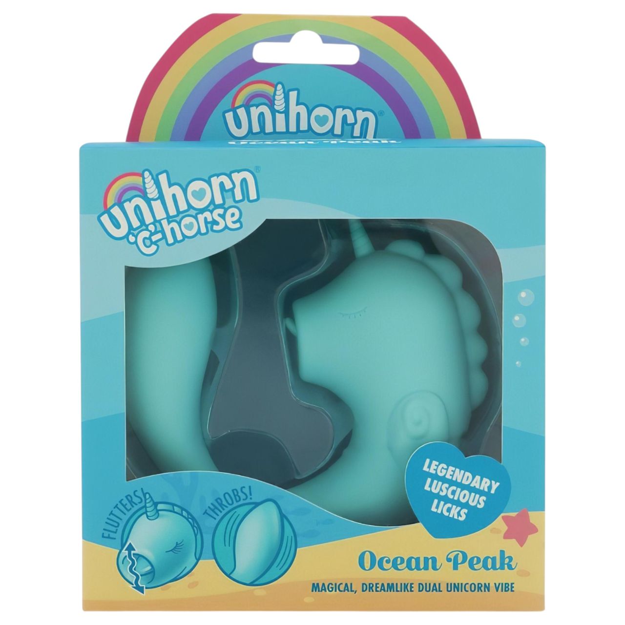 Unihorn C-Horse - G-pont és csiklóizgató vibrátor (türkiz) Unihorn C-Horse - G-pont és csiklóizgató vibrátor (türkiz)