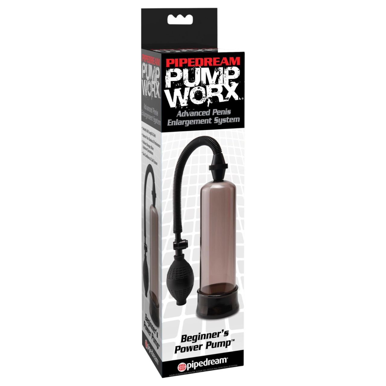Pipedream - Pump Worx Beginner's - fekete péniszpumpa (19 cm) Pipedream - Pump Worx Beginner's - fekete péniszpumpa (19 cm)