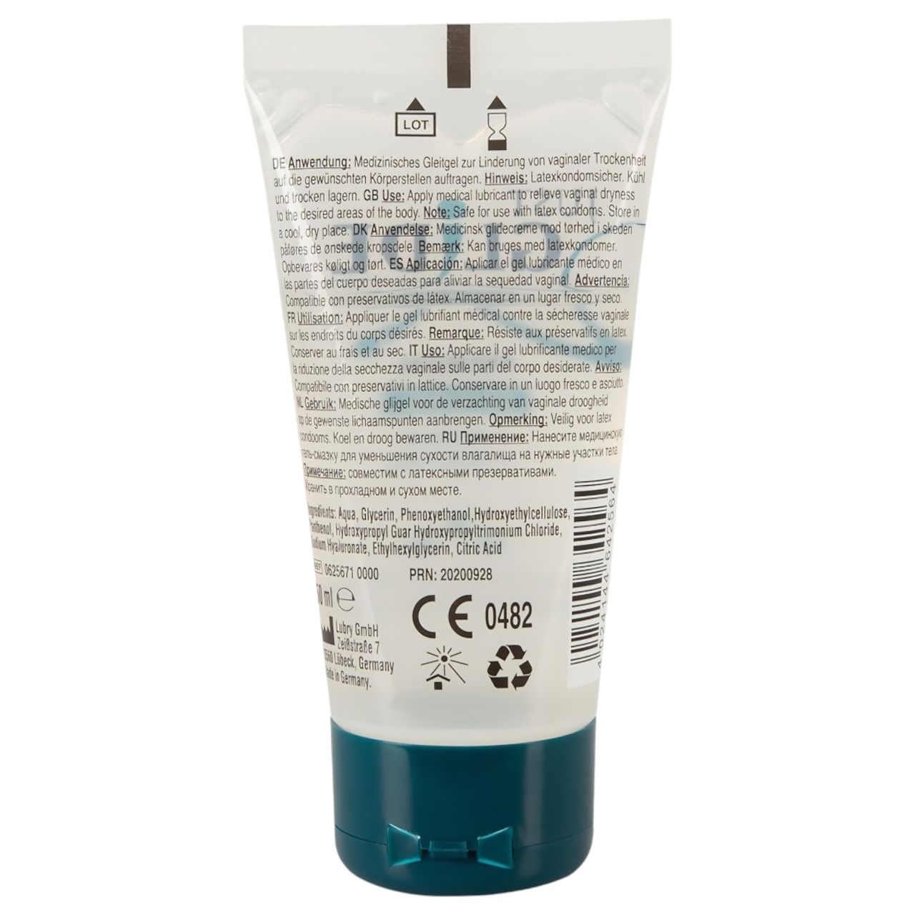 Just Glide Premium Original - vegán, vízbázisú síkosító (50 ml)