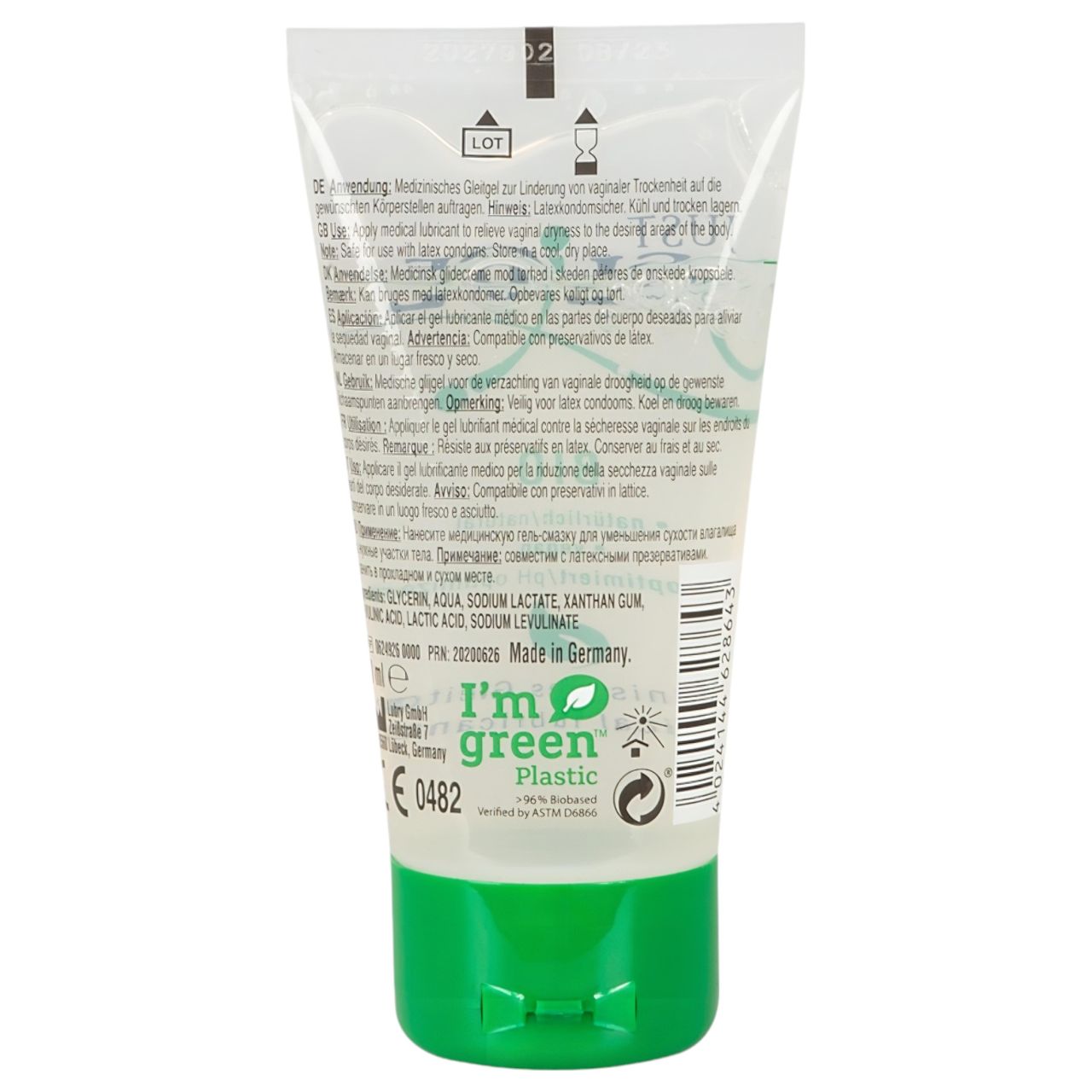 Just Glide Bio - vízbázisú vegán síkosító (50 ml) Just Glide Bio - vízbázisú vegán síkosító (50 ml)