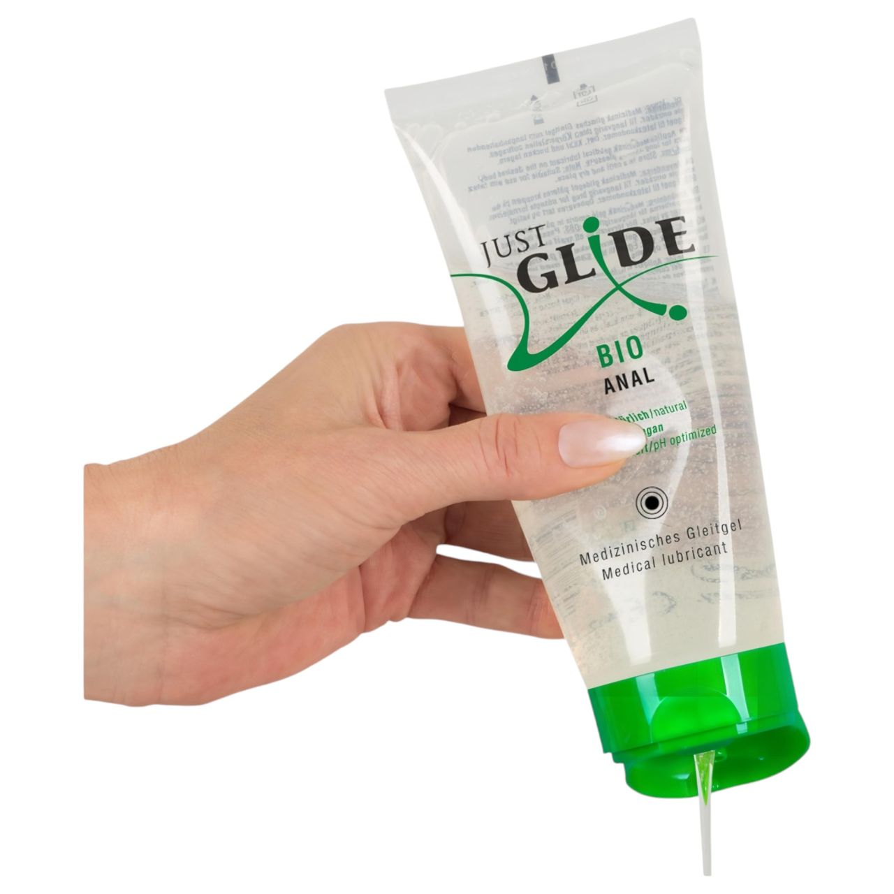 Just Glide Bio ANAL - vízbázisú vegán síkosító (200 ml) Just Glide Bio ANAL - vízbázisú vegán síkosító (200 ml)