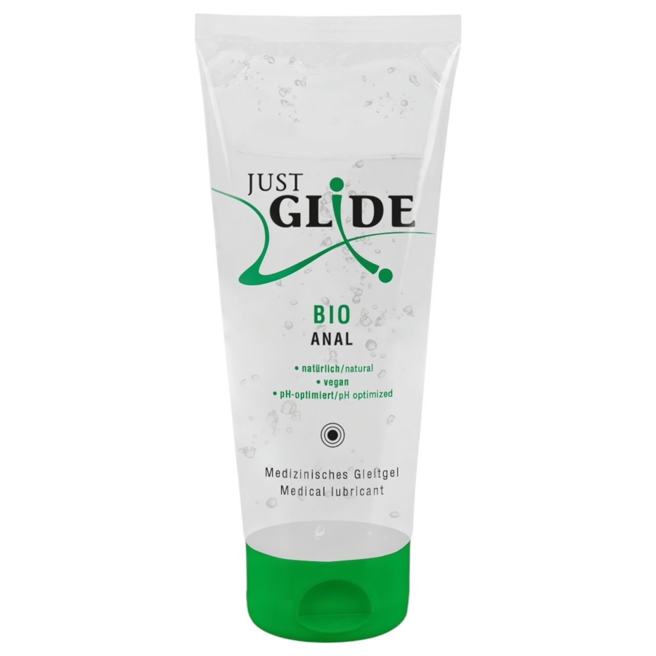 Just Glide Bio ANAL - vízbázisú vegán síkosító (200 ml) Just Glide Bio ANAL - vízbázisú vegán síkosító (200 ml)