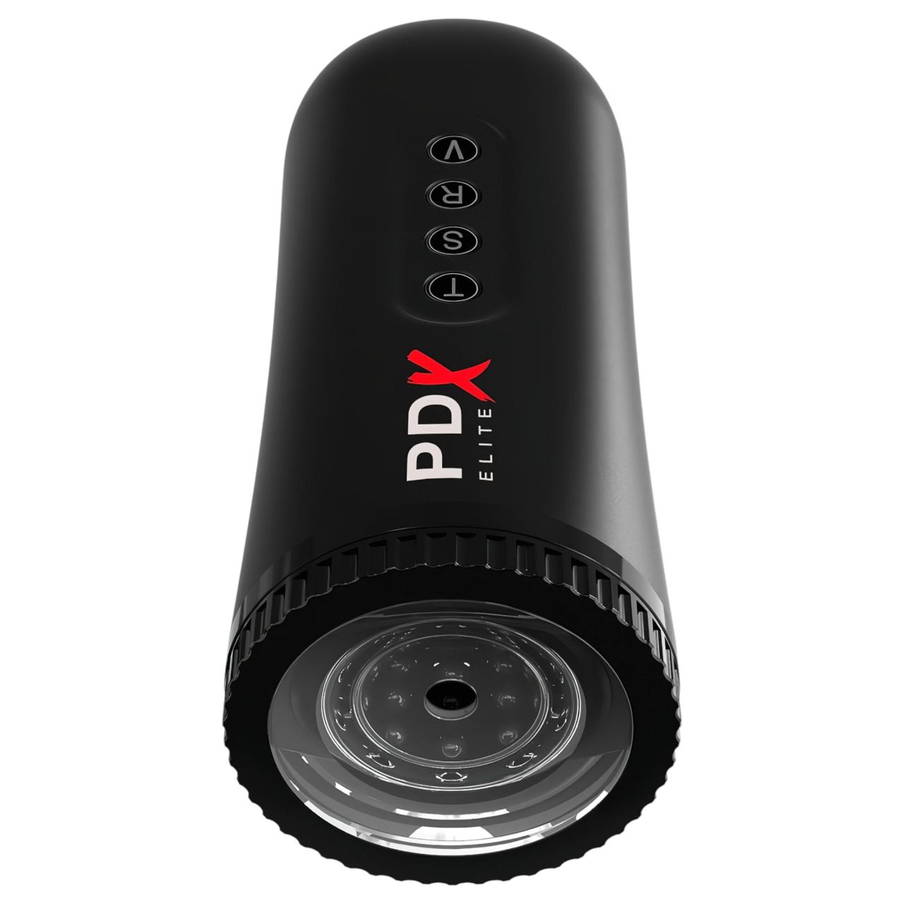 PDX Moto Blower - szívó, rezgő maszturbátor (fekete)