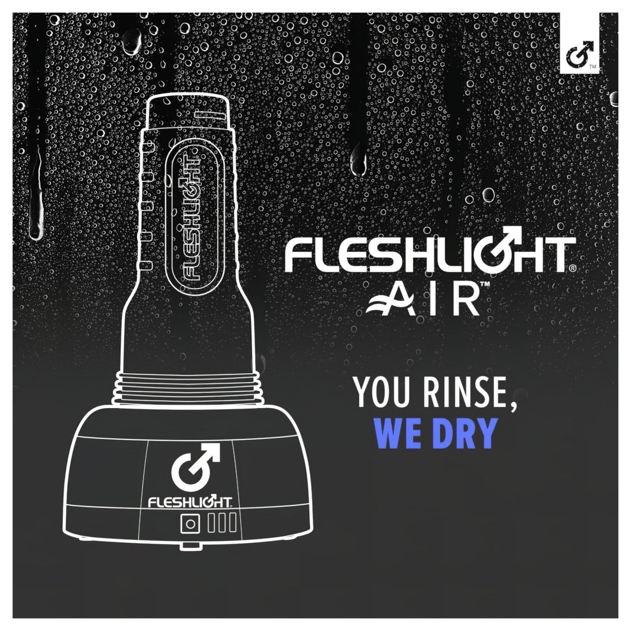 Fleshlight Air - automata maszturbátor szárító (fekete) Fleshlight Air - automata maszturbátor szárító (fekete)