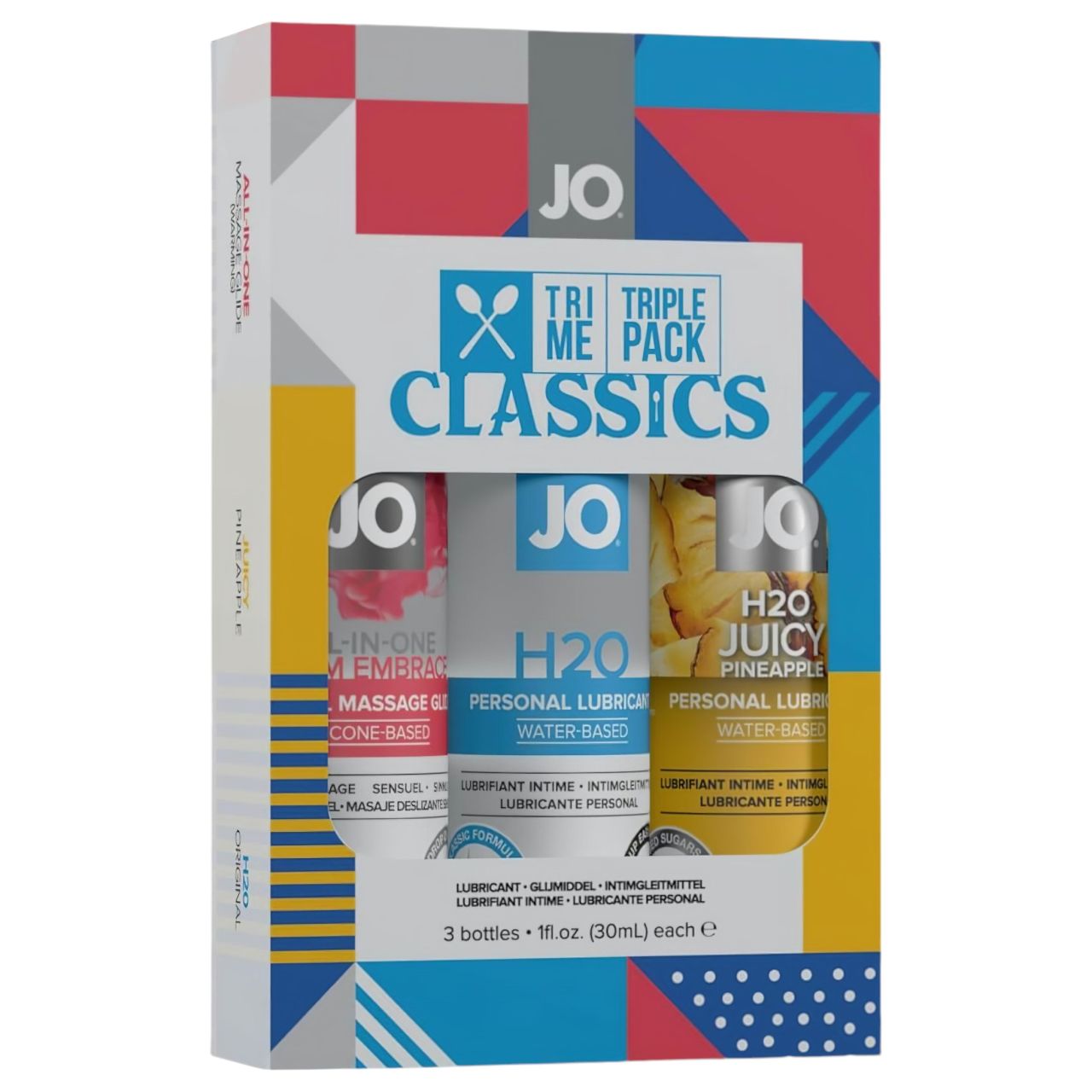System JO - System Classics - síkosító szett (3 × 30 ml) System JO - System Classics - síkosító szett (3 × 30 ml)
