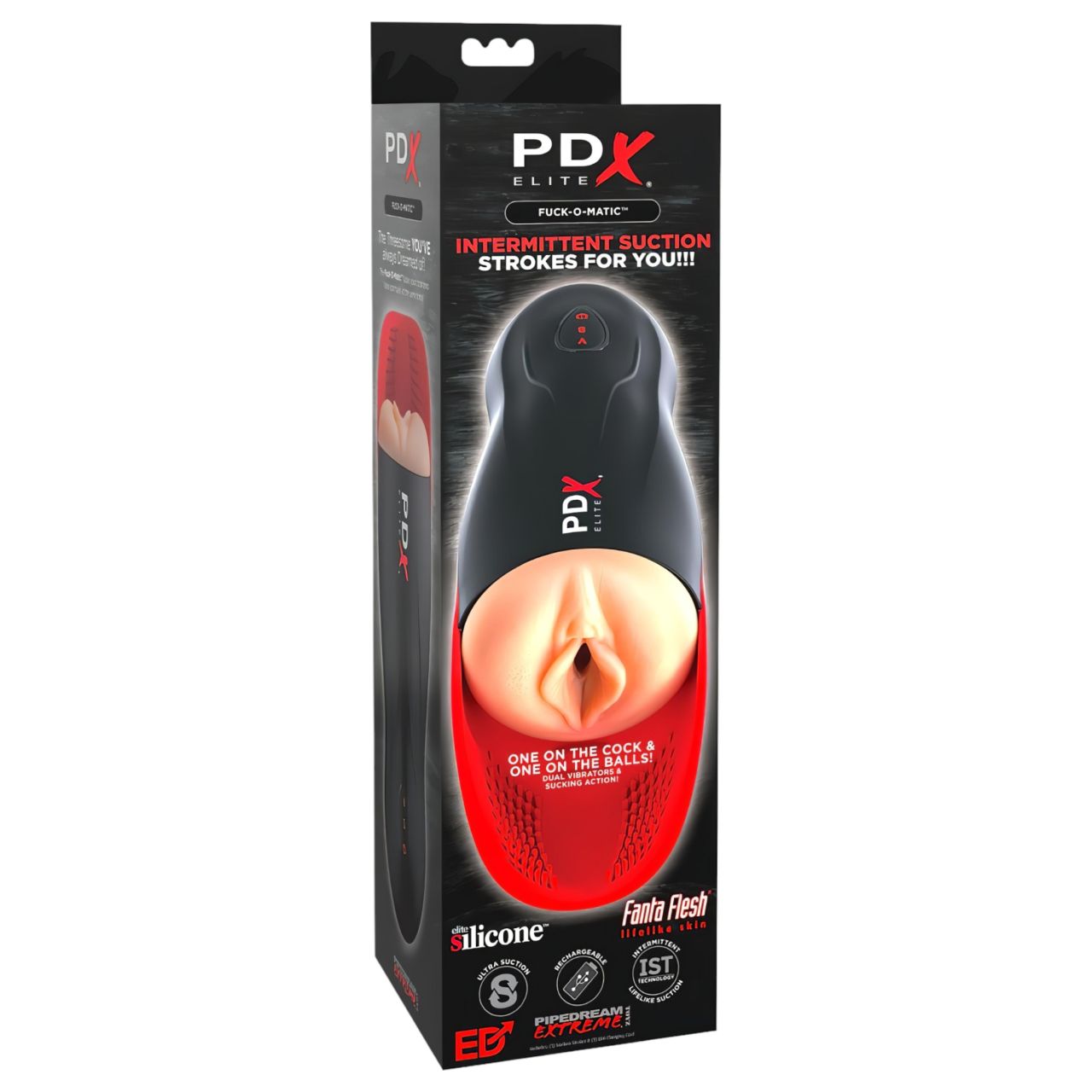 PDX Elite Fuck-O-Matic - akkus, szívó művagina maszturbátor PDX Elite Fuck-O-Matic - akkus, szívó művagina maszturbátor