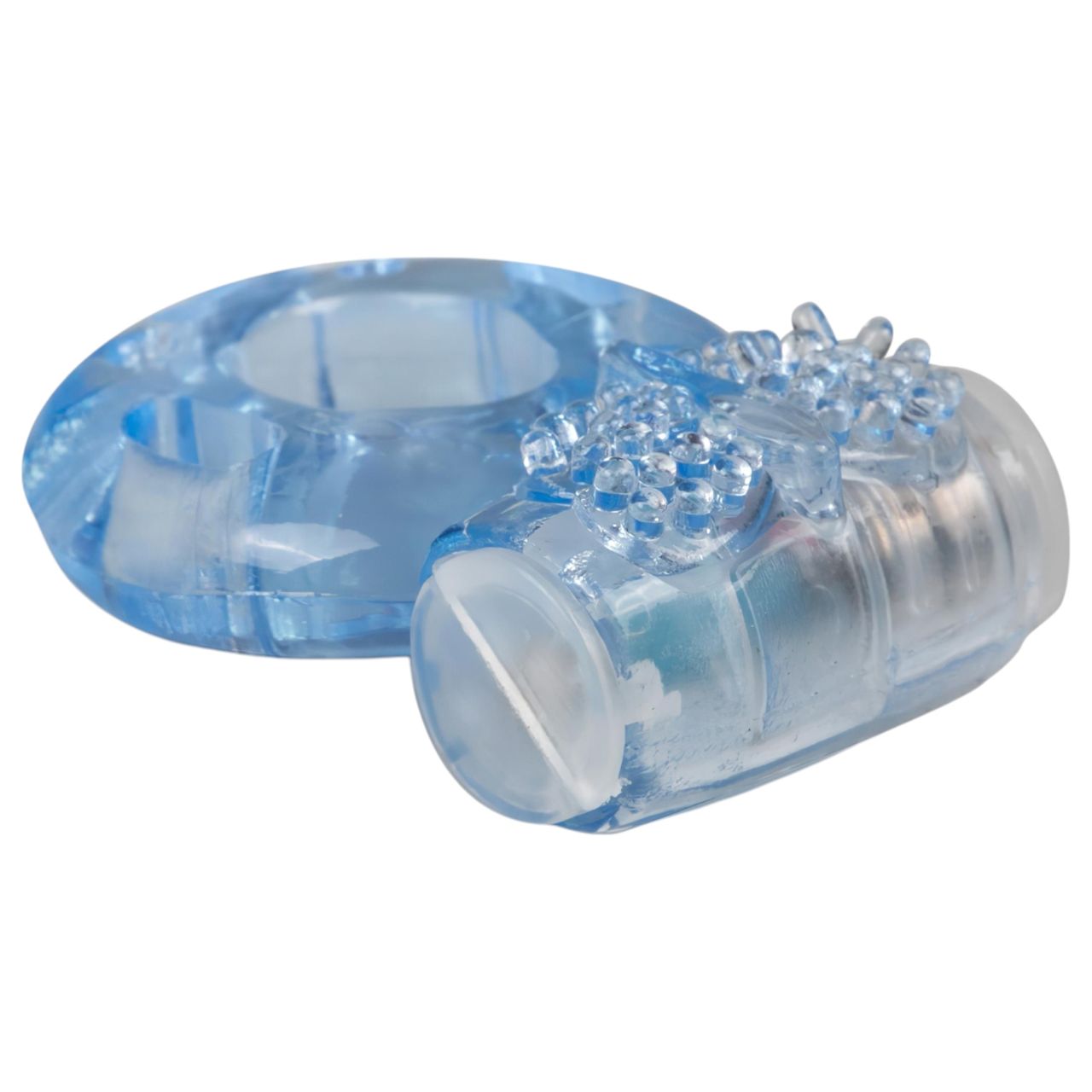 EasyToys - egyszeri vibrációs péniszgyűrű (kék)